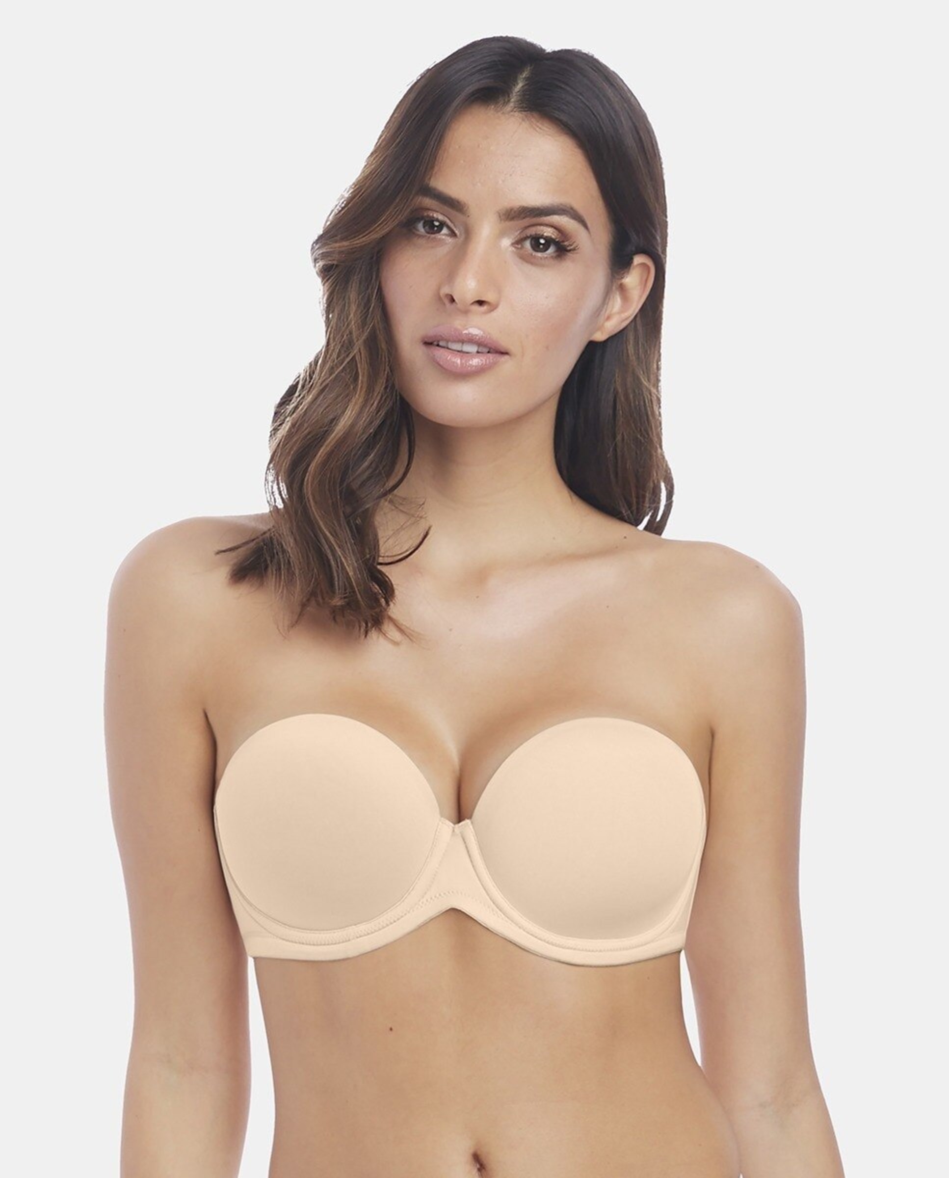 Imagem 0 de Soutien almofadado Red Carpet tipo bandeau nude com aro