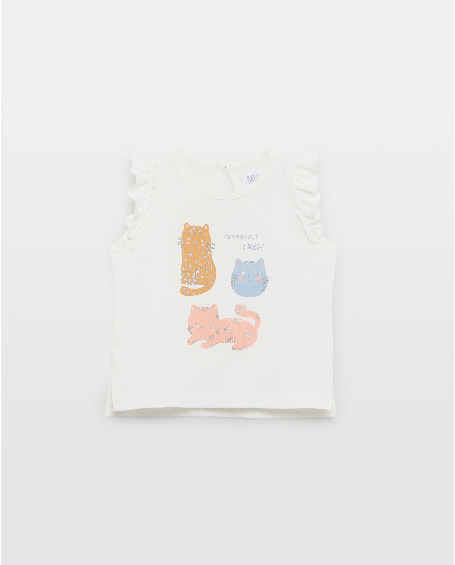 Imagem 0 de T-shirt de Alças de Bebé com Decote Redondo
