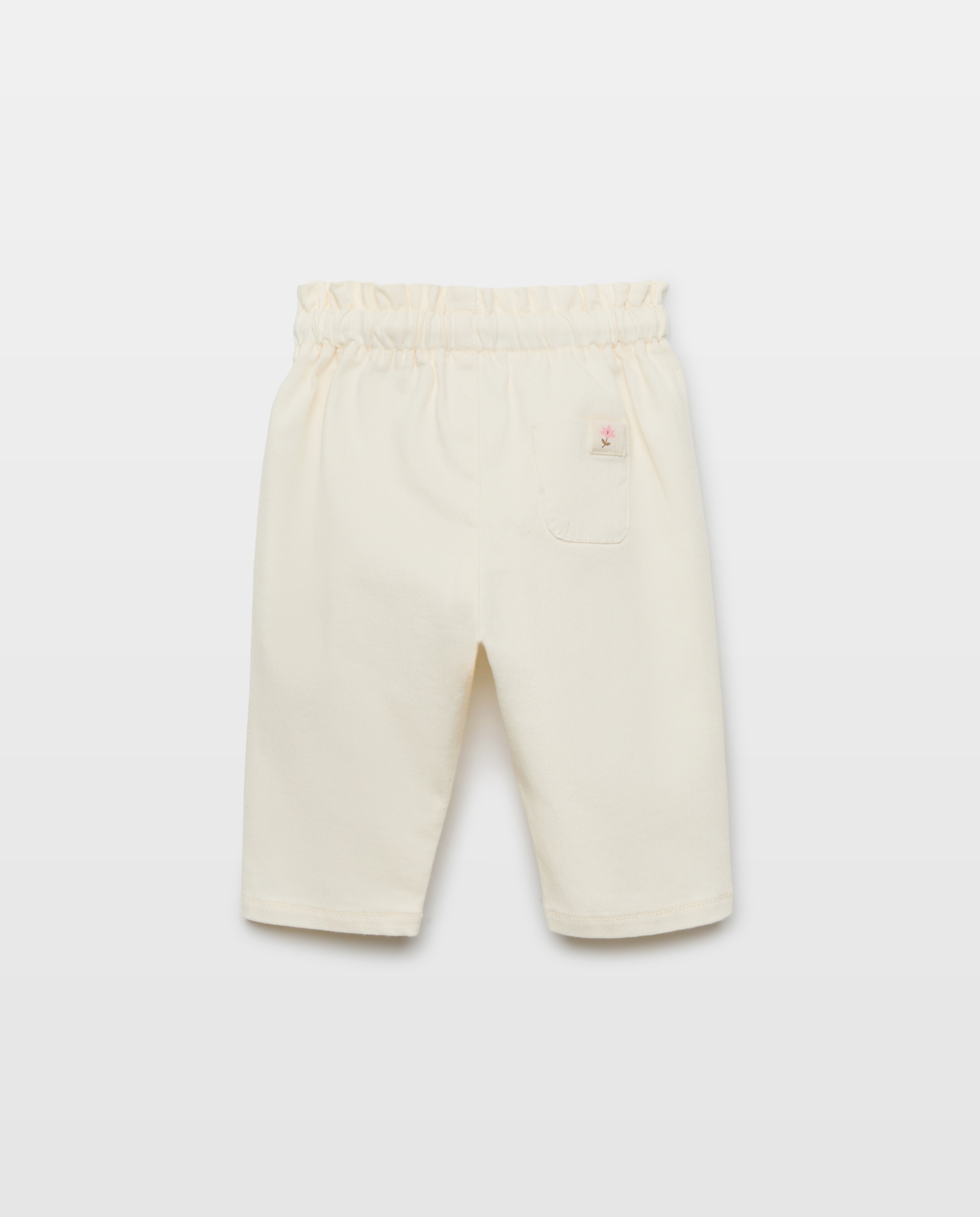 Pantalón de bebé tipo paper liso - Baby El Corte Inglés - 120 Crudo 120 Crudo-2