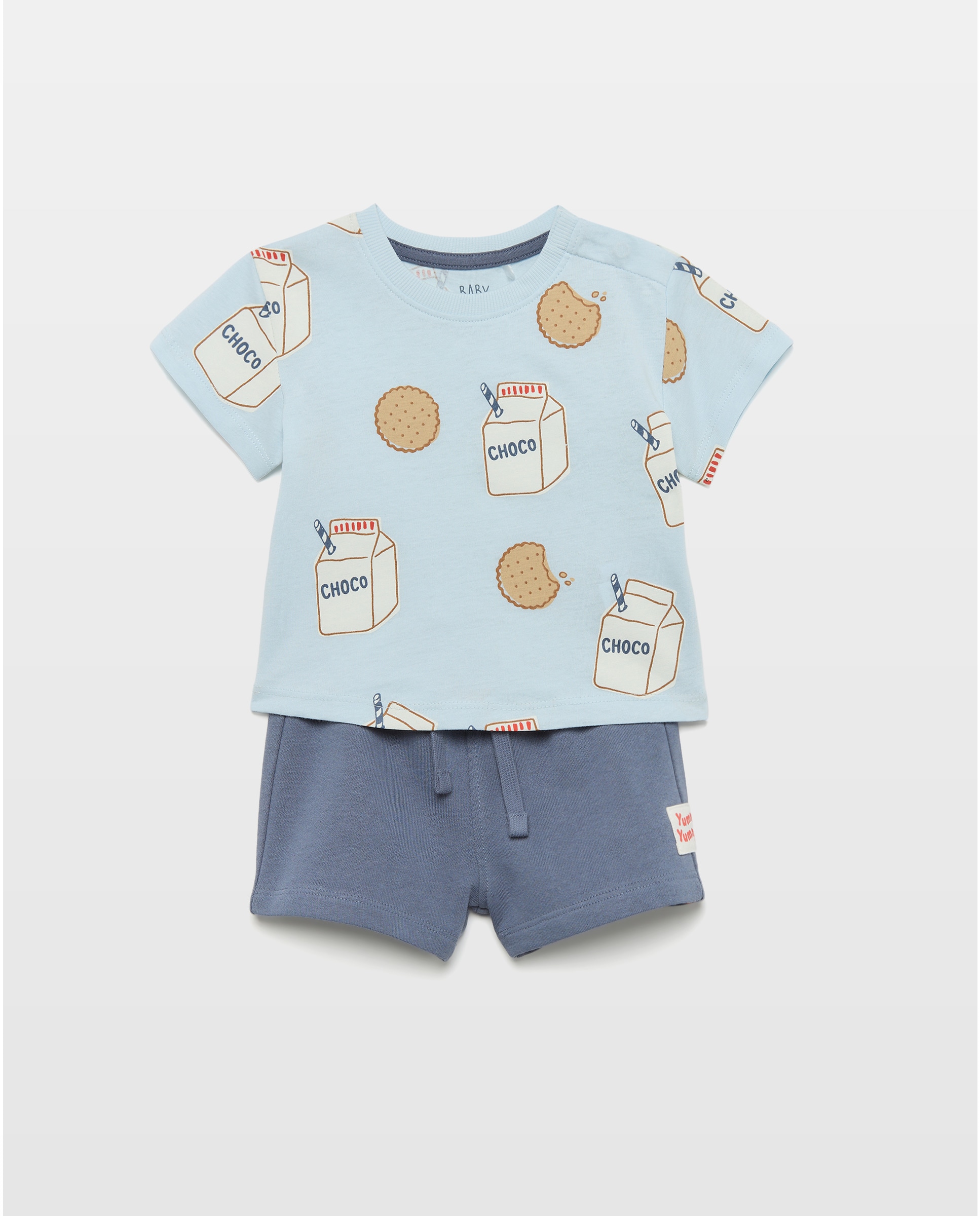 Imagem 0 de Conjunto de 2 Peças para Bebé: T-shirt e Calções
