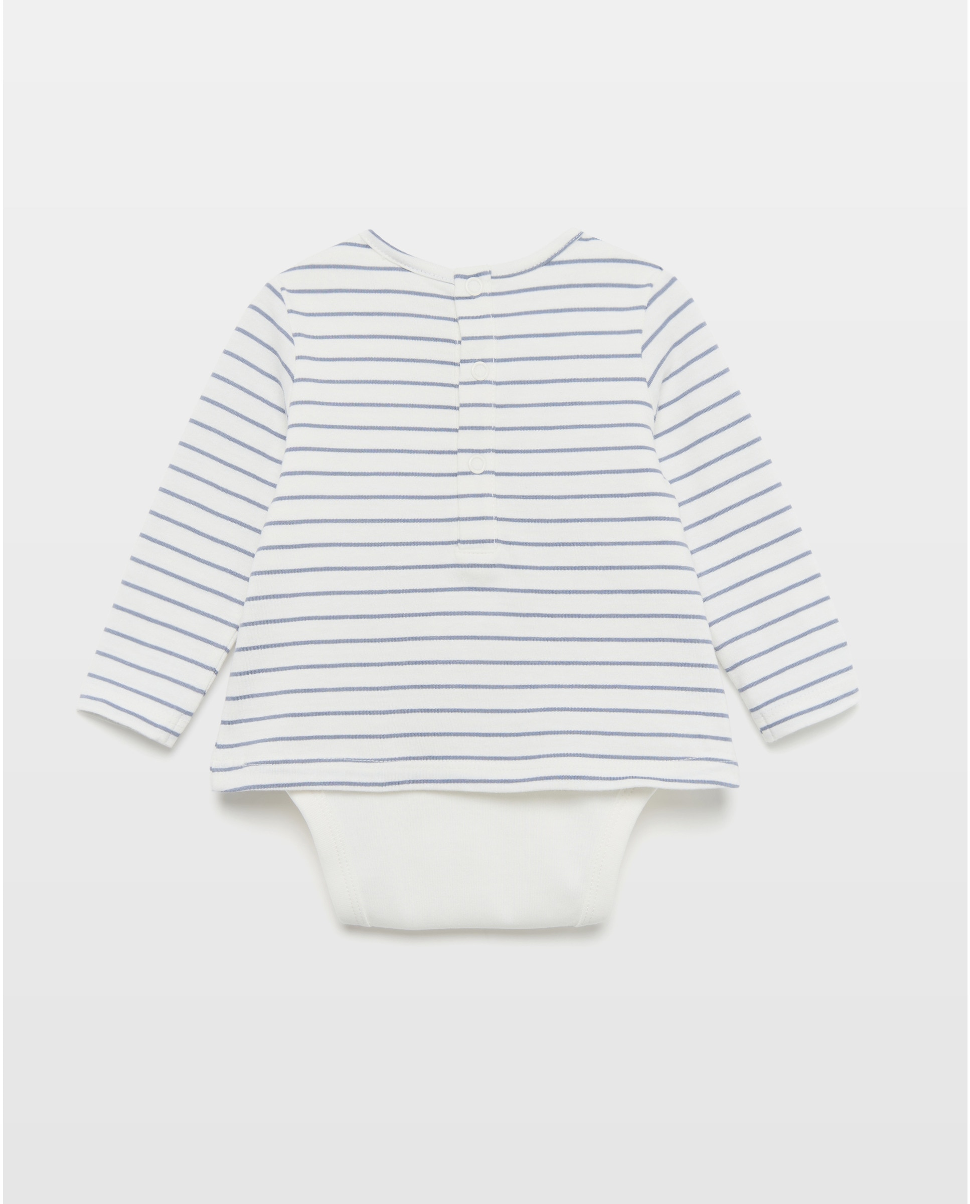 Body Camisola de Bebé com Manga Comprida Baby El Corte Inglés Azul-2