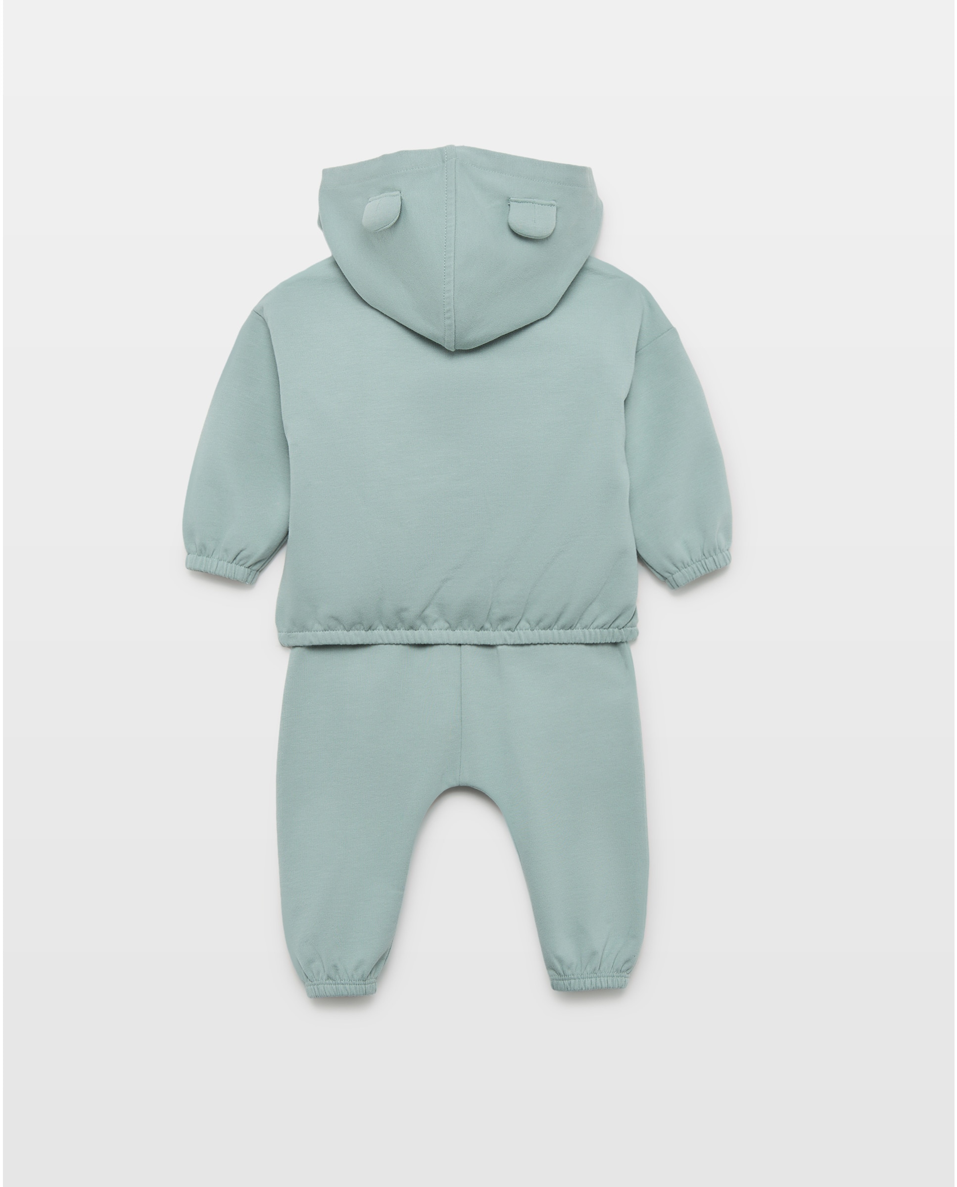 Conjunto Comprido de 3 Peças de Felpa de Bebé Baby El Corte Inglés 510 Verde Claro-2