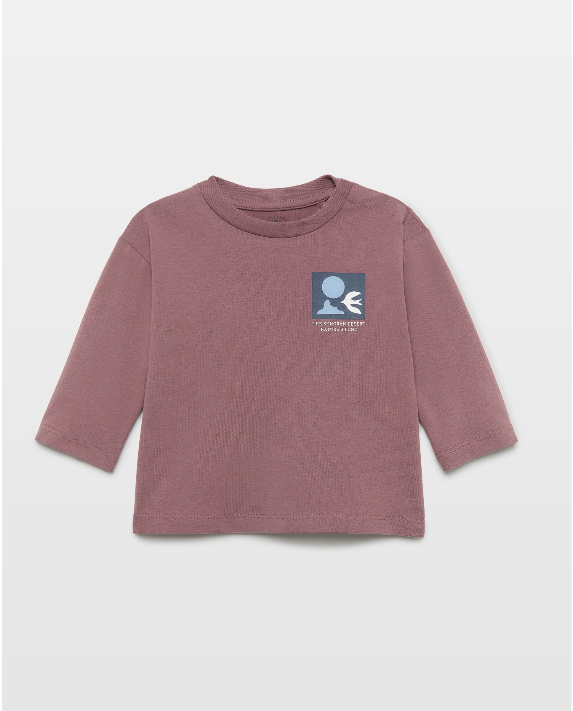 Imagen 0 de Camiseta de bebé estampada manga larga