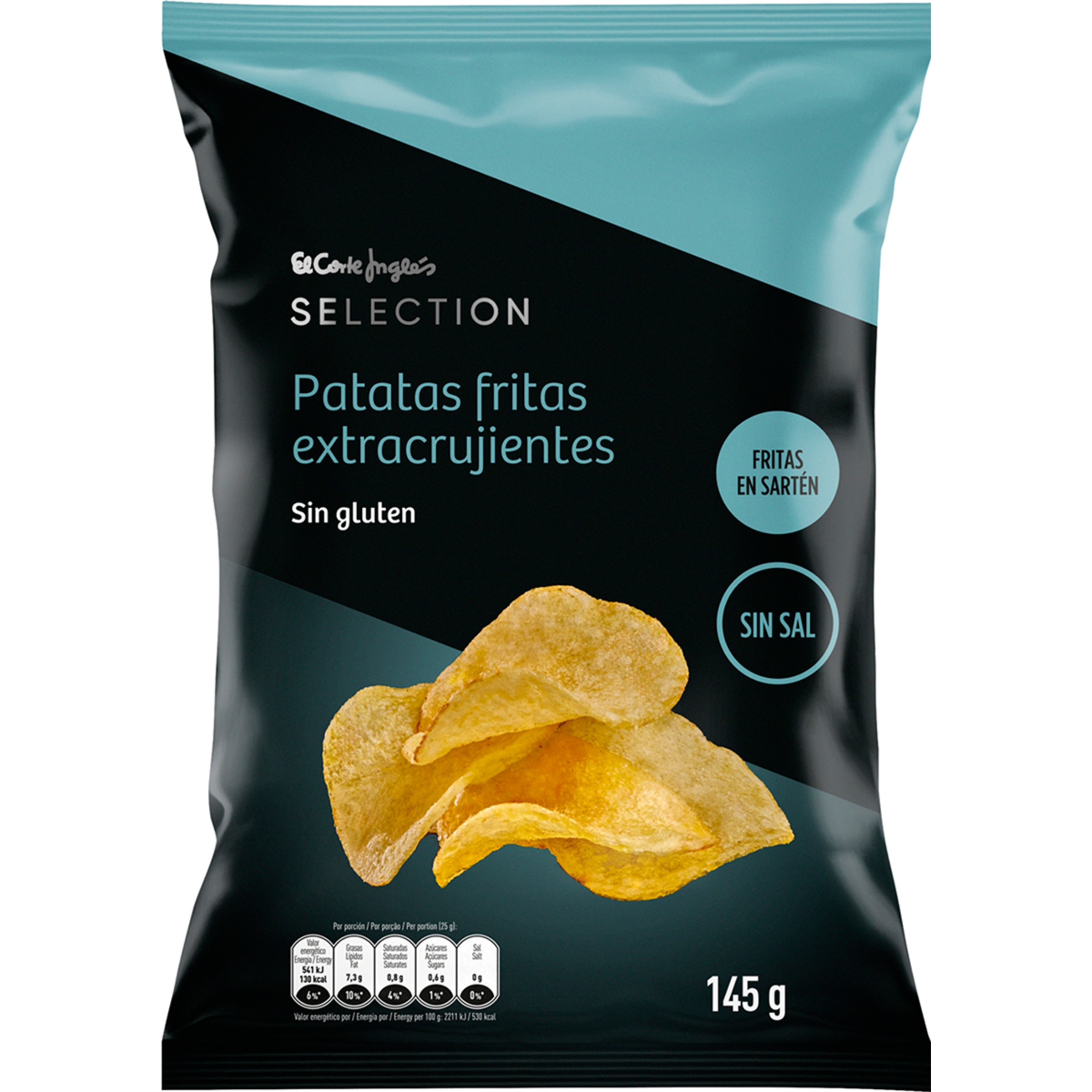 Batatas Fritas sem Sal embalagem 145 g
