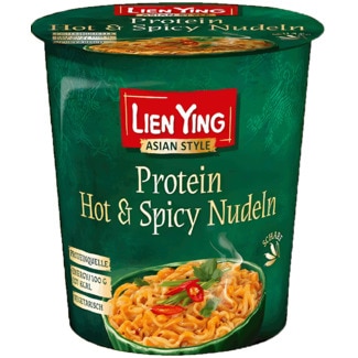 Noodles Proteico Hot Spicy embalagem 70 g - Lien Ying