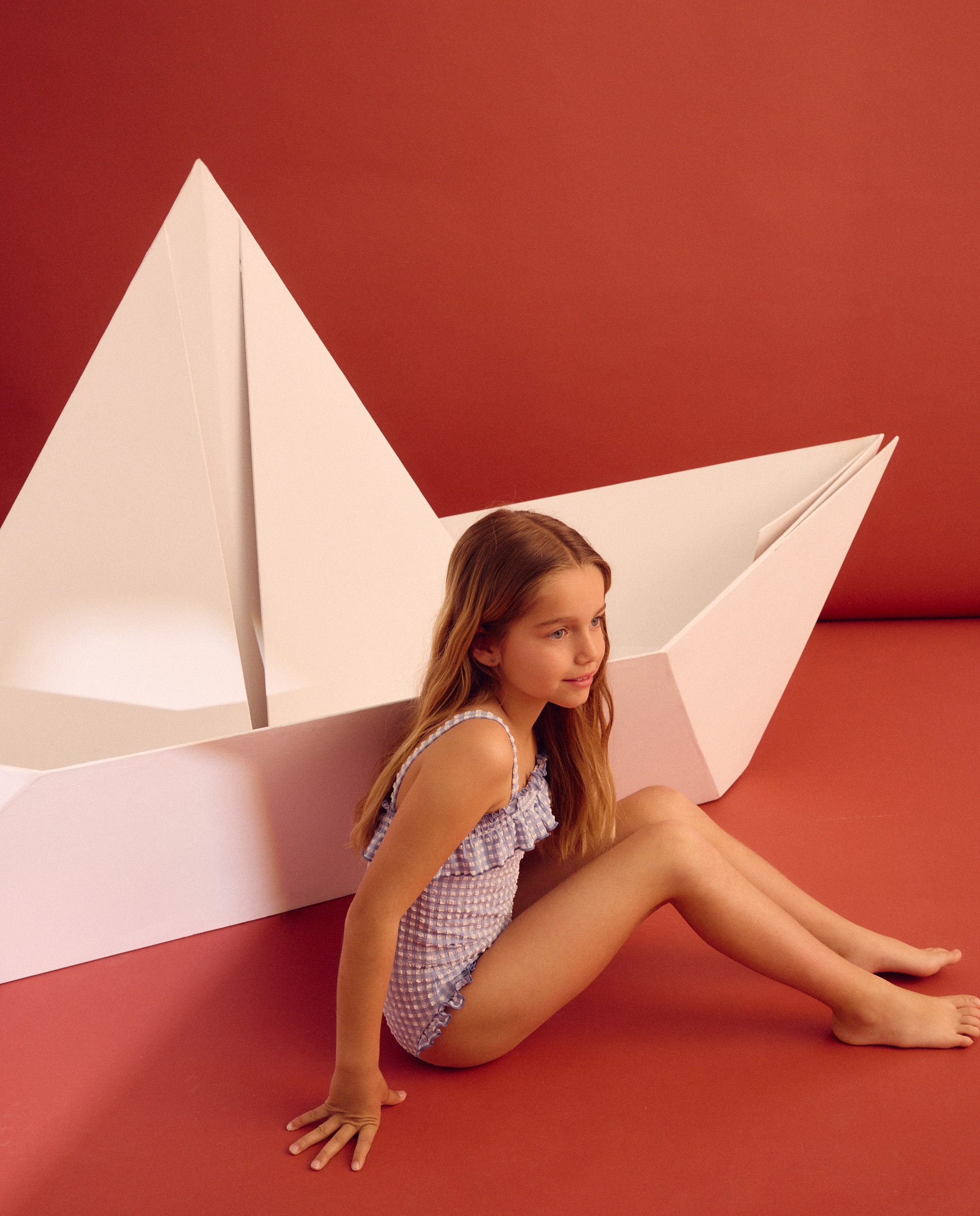 Fato de Banho Vichy Azul-2