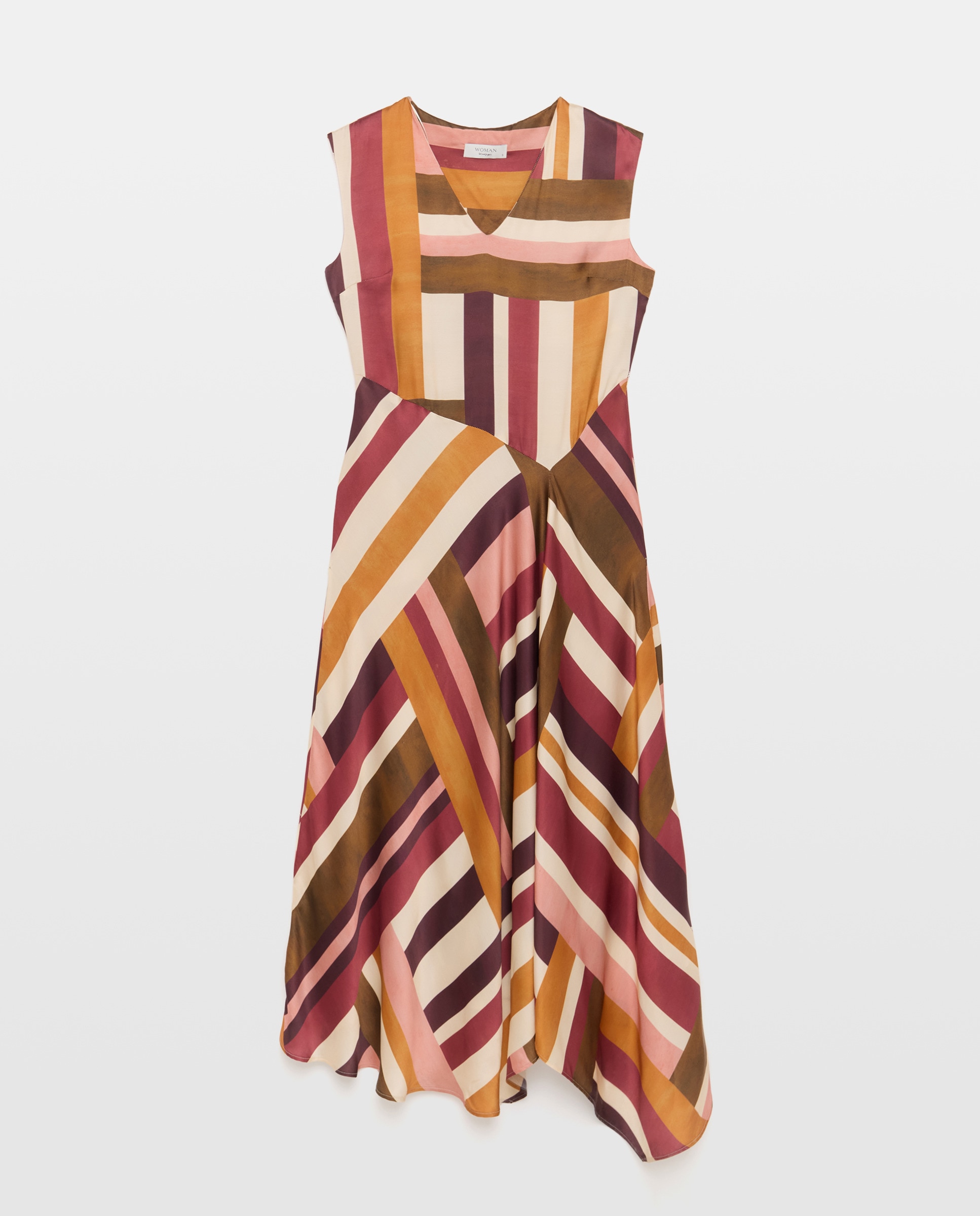 Imagem 0 de Vestido Acetinado Estampado