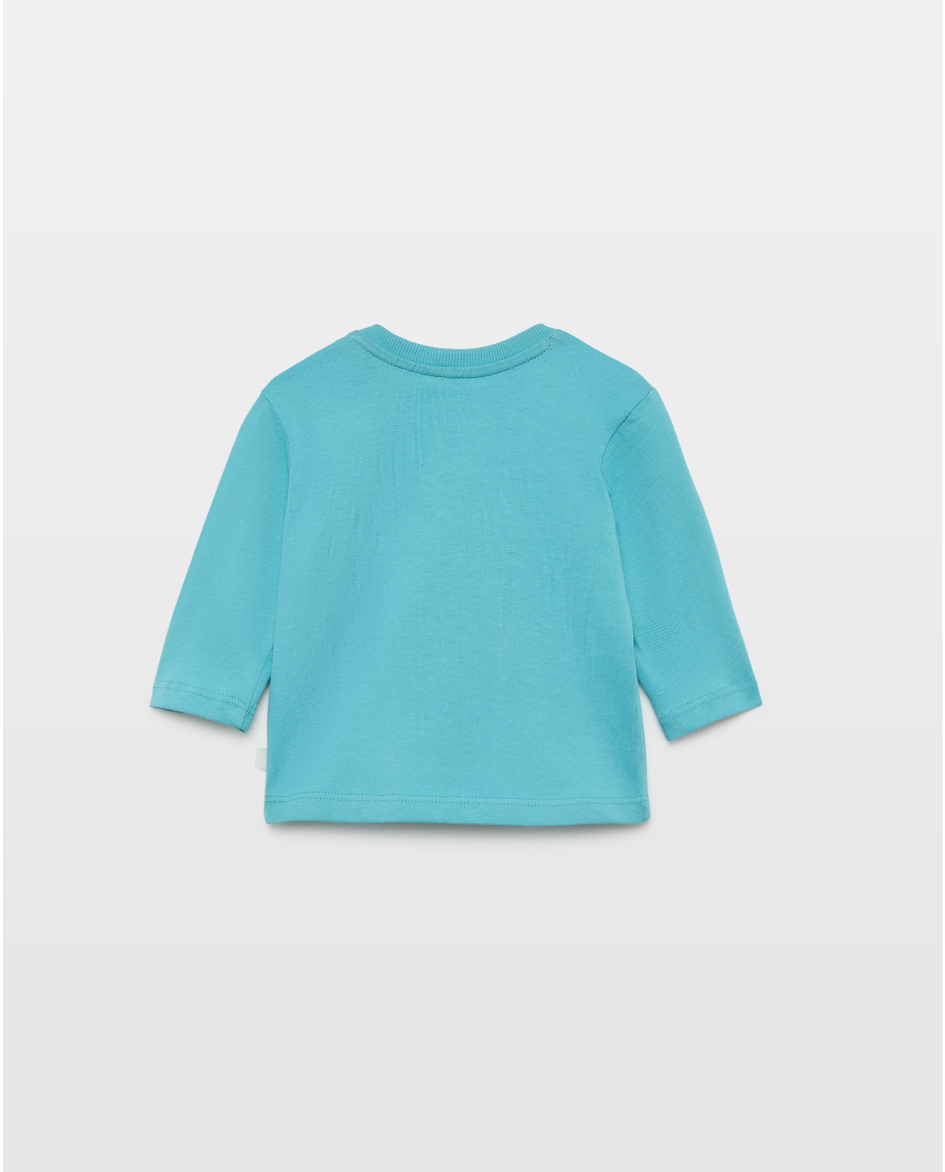 Camisola de Bebé com Manga Comprida e Estampado Posicional 400 Azul-2