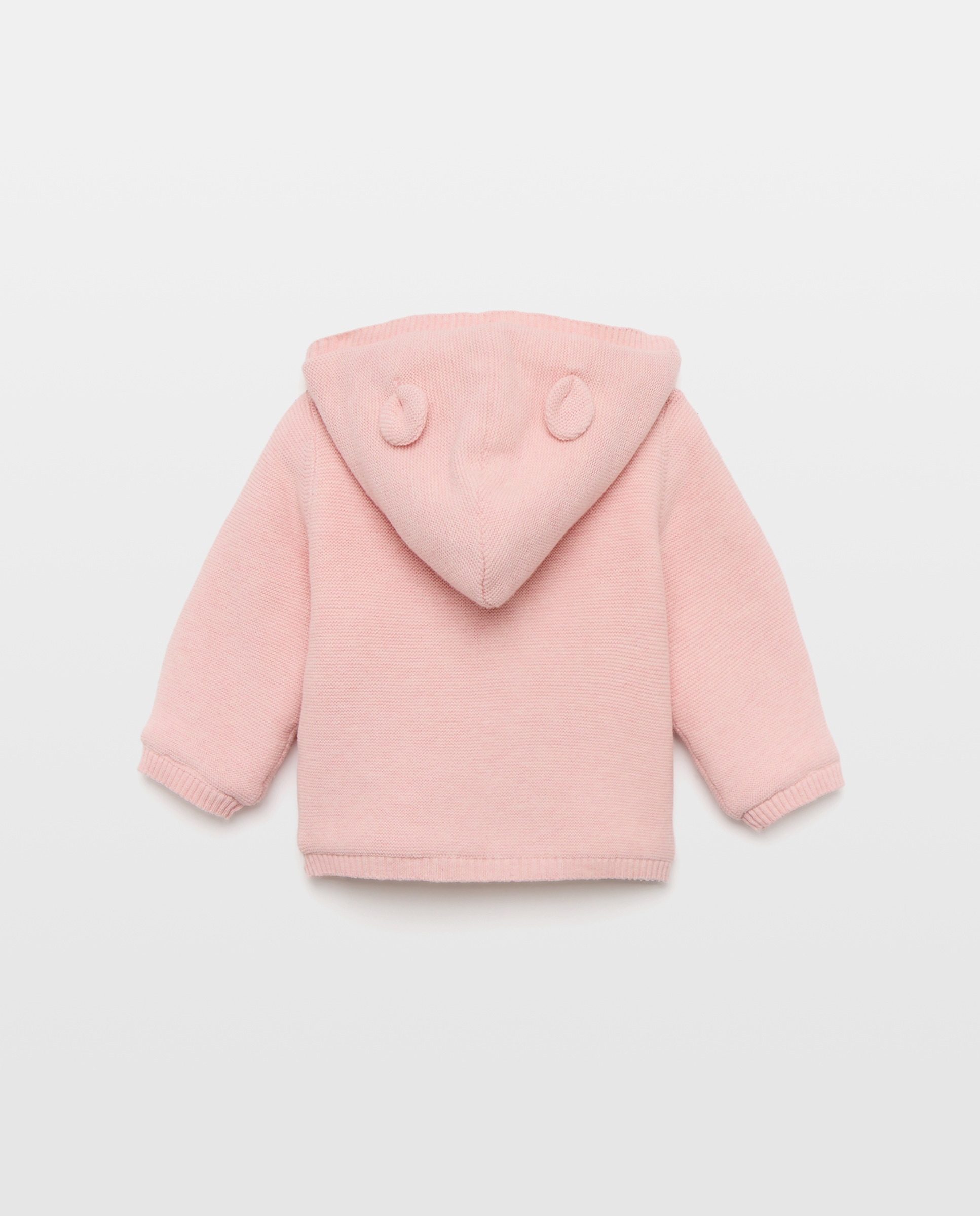 Casaco de Tricot de Bebé com Pele de Borrego Baby El Corte Inglés 200 Rosa-2