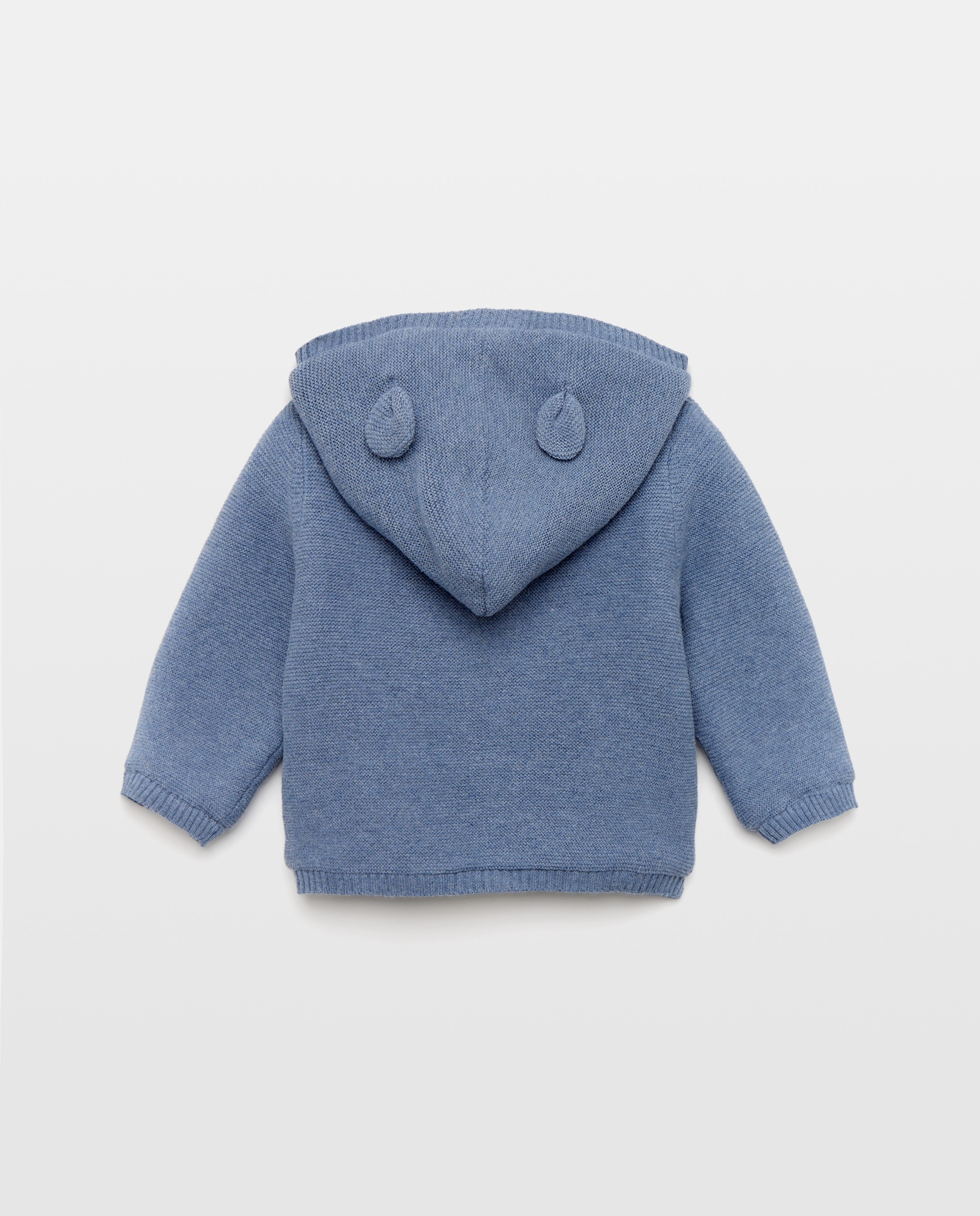 Casaco de Tricot de Bebé com Pele de Borrego Baby El Corte Inglés 400 Azul-2