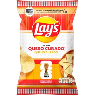 Batatas Fritas Queijo Curado embalagem 140 g - Lay's