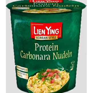 Noodles Proteico Carbonara embalagem 70 g - Lien Ying