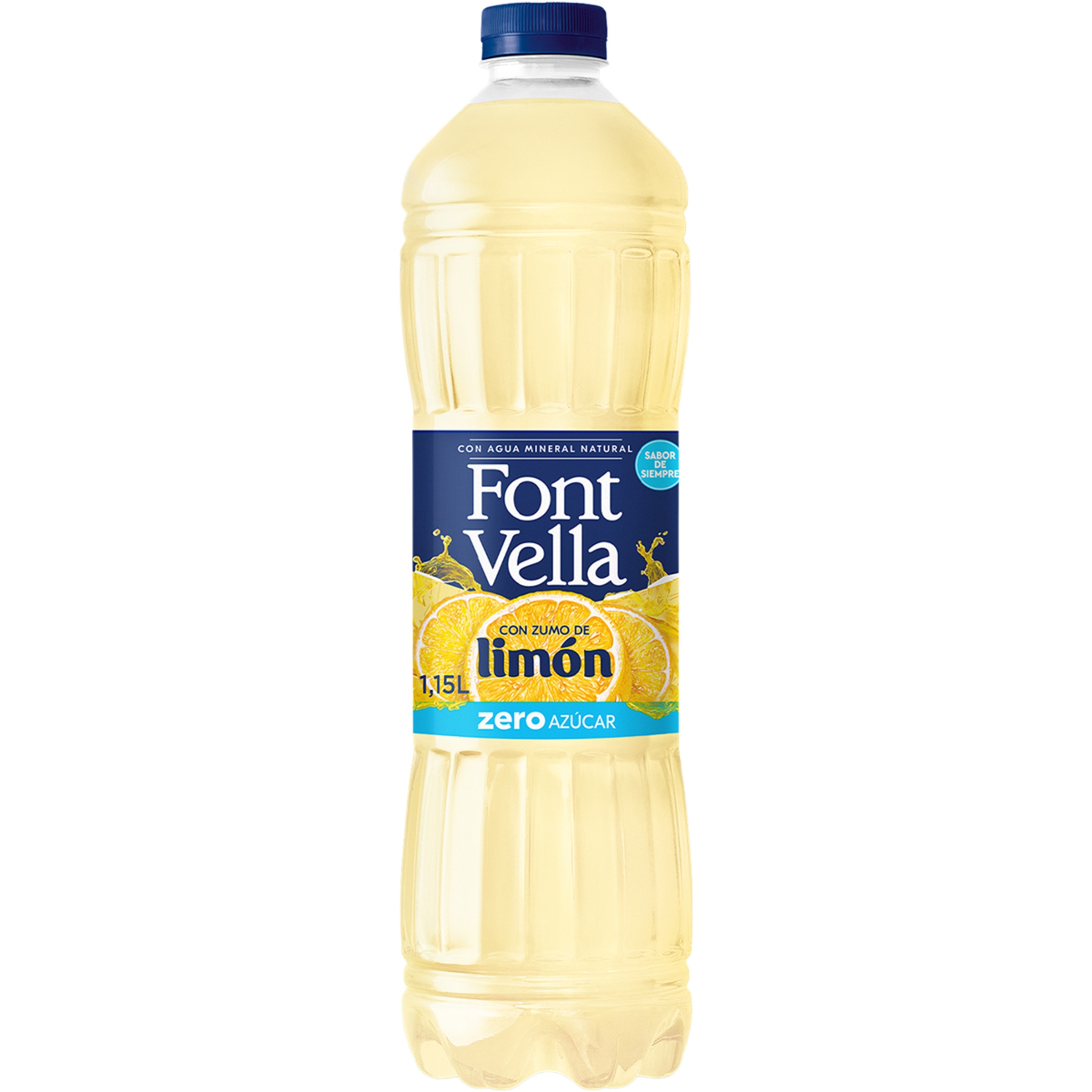 agua mineral natural con zumo de limón zero azúcar botella 1,15 l