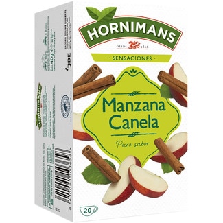 Frutal infusión de manzana y canela sin teína estuche 20 bolsitas - Hornimans