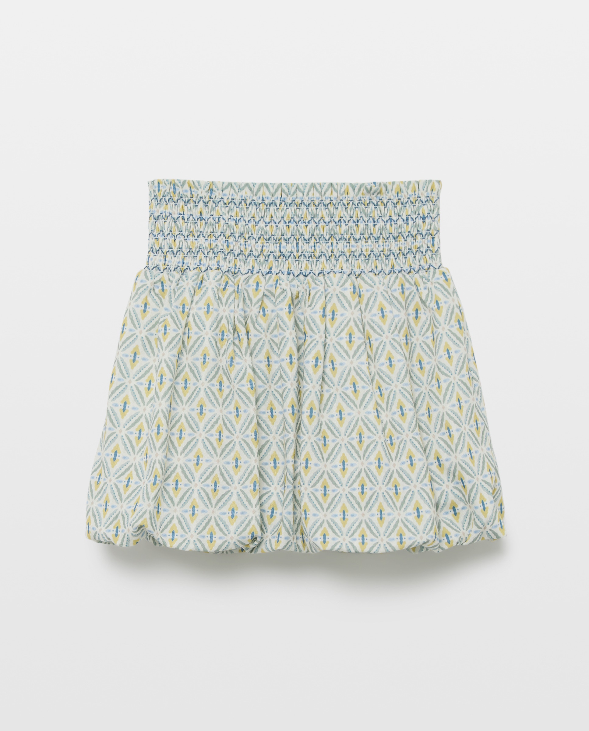 Saia Smock com All Over Print Coconut El Corte Inglés Amarelo-1