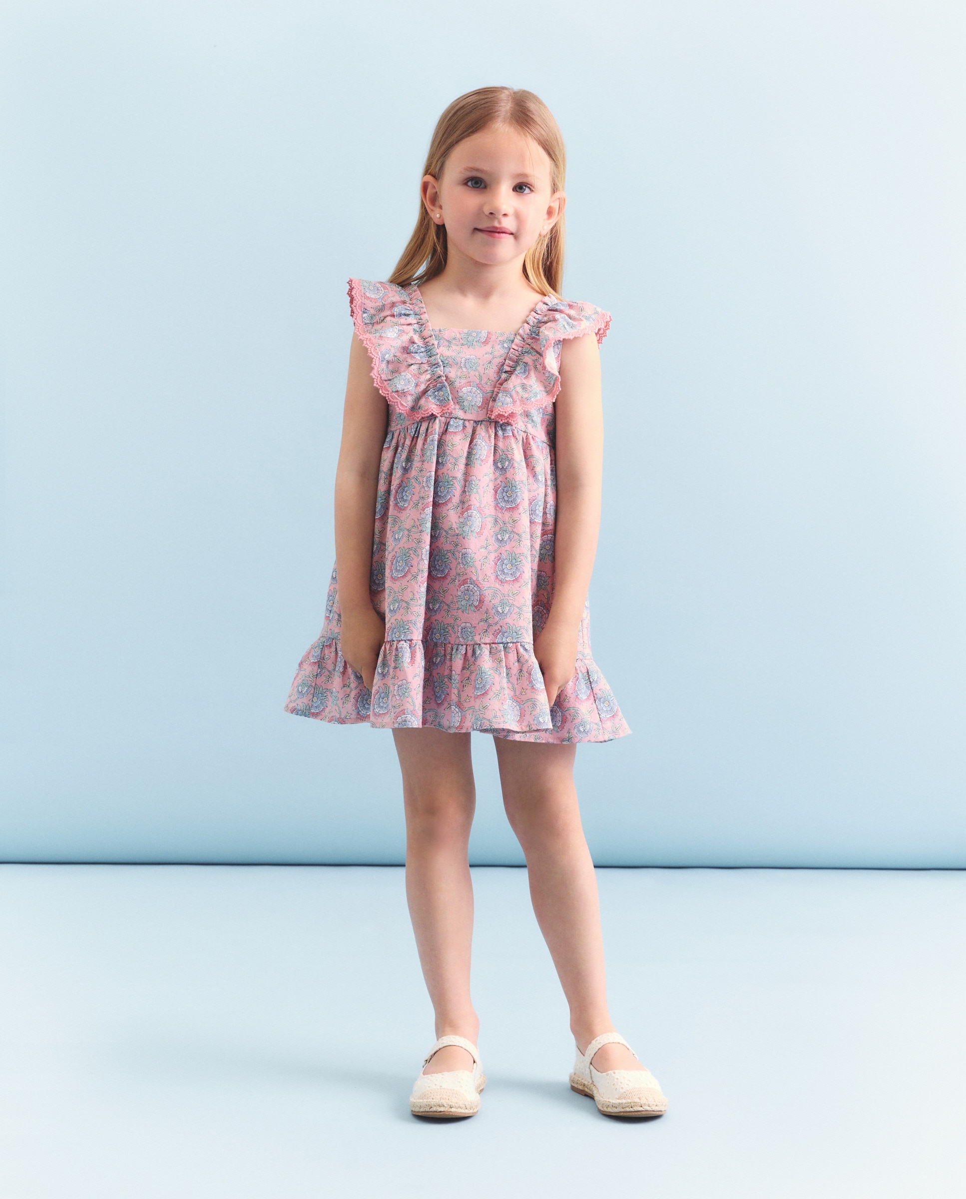 Vestido sem Mangas Coconut El Corte Inglés Rosa-1
