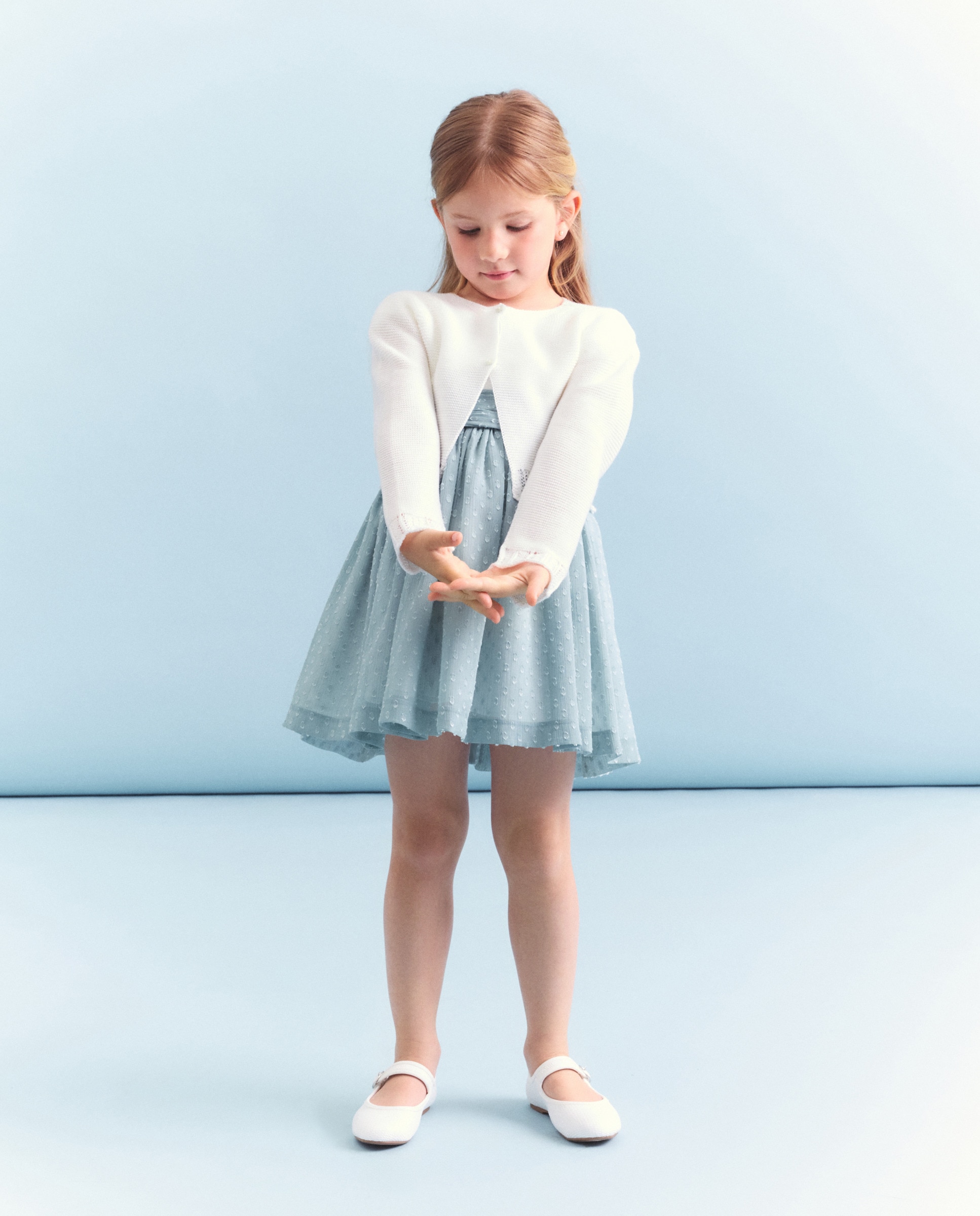 Casaco de Tricot Perlé de Cerimónia Coconut El Corte Inglés Branco-2
