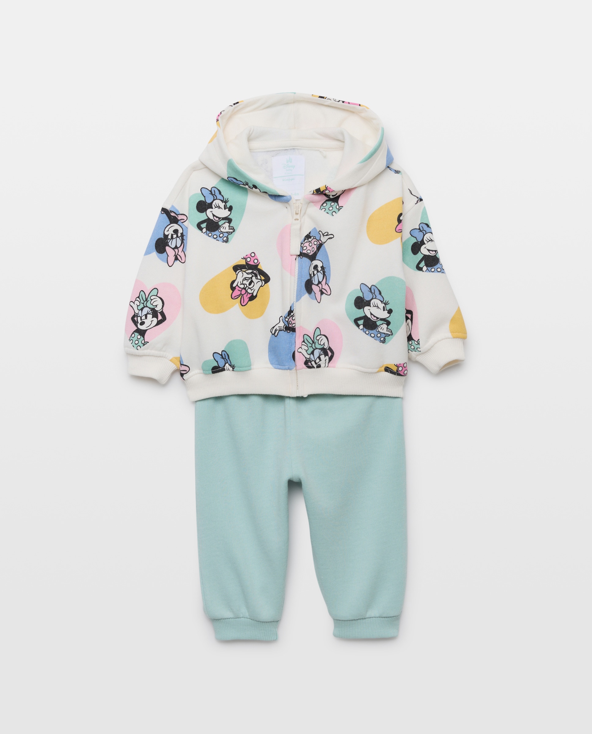 Imagen 1 de Conjunto de bebés 3 piezas largo con estampado fantasía MINNIE Multicolor