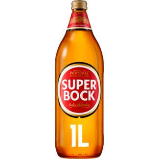 Cerveja Nacional Branca garrafa 1 L - Super Bock