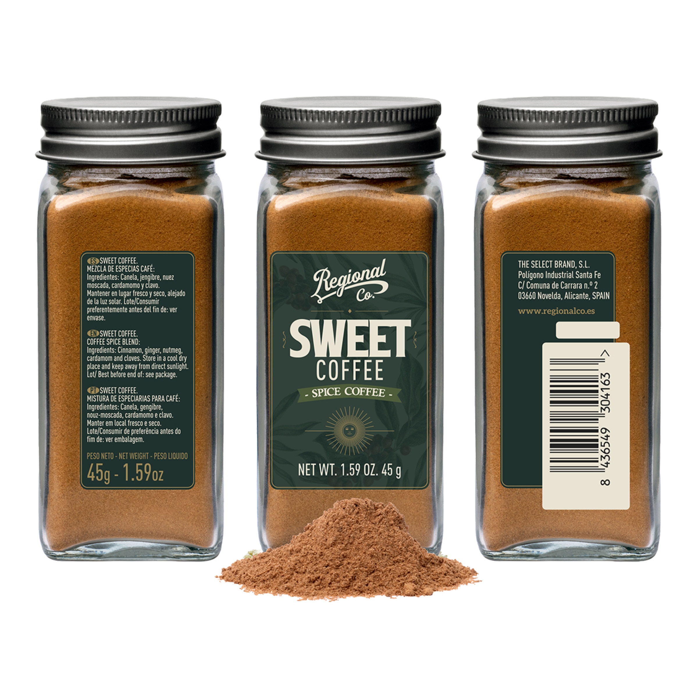 Especias para café Sweet Coffee Regional&co 2