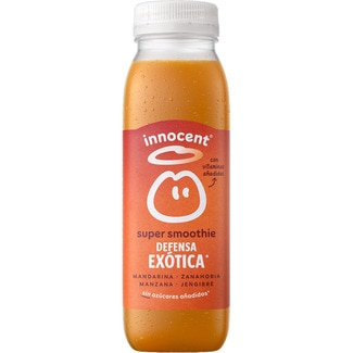 Súper Smoothie defensa exótica mandarina, zanahoria, manzana y jengibre botella 300 ml - Innocent
