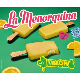 polo de limón 4 unidades estuche 400 ml - Menorquina