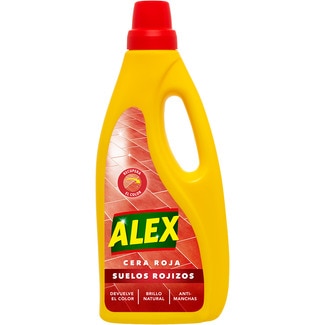 cera líquida anti-manchas para suelos rojizos botella 750 ml - Alex
