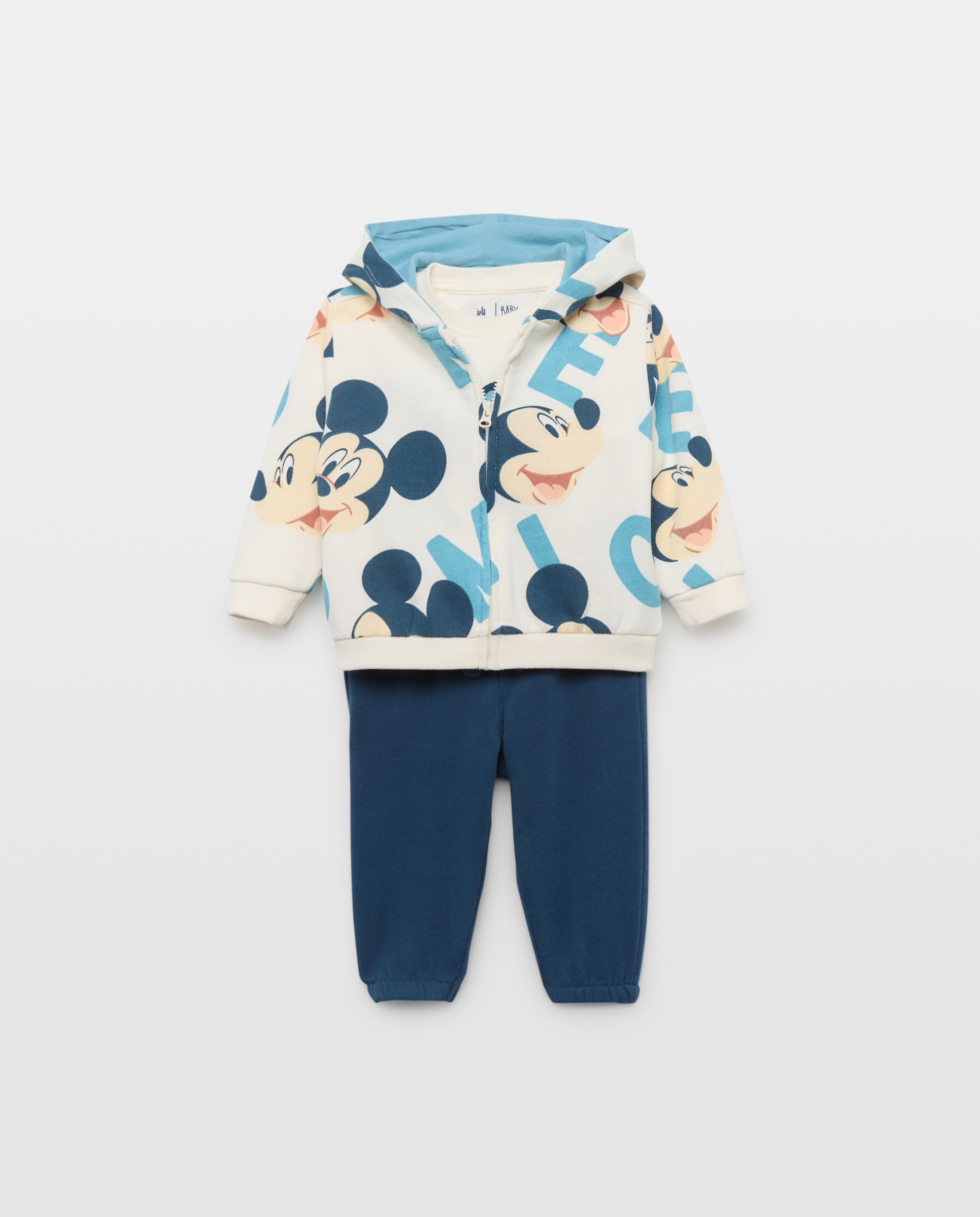 Conjunto de bebé 3 piezas largo fantasía MICKEY OREJAS 3D - Baby El Corte Inglés - 120 Crudo 120 Crudo-1