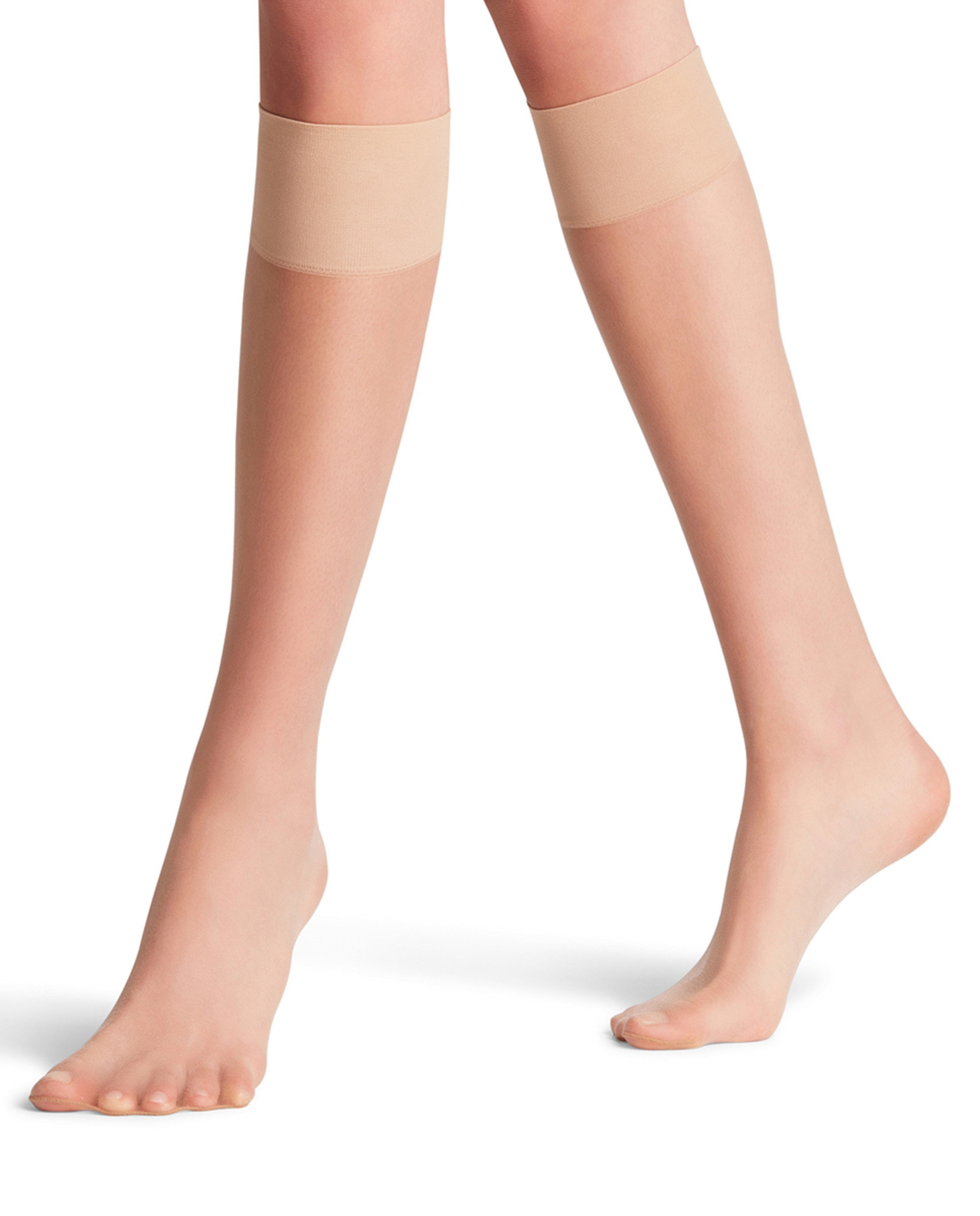 Minimeia de 12 deniers de mulher Falke transparente semimate Bege-1