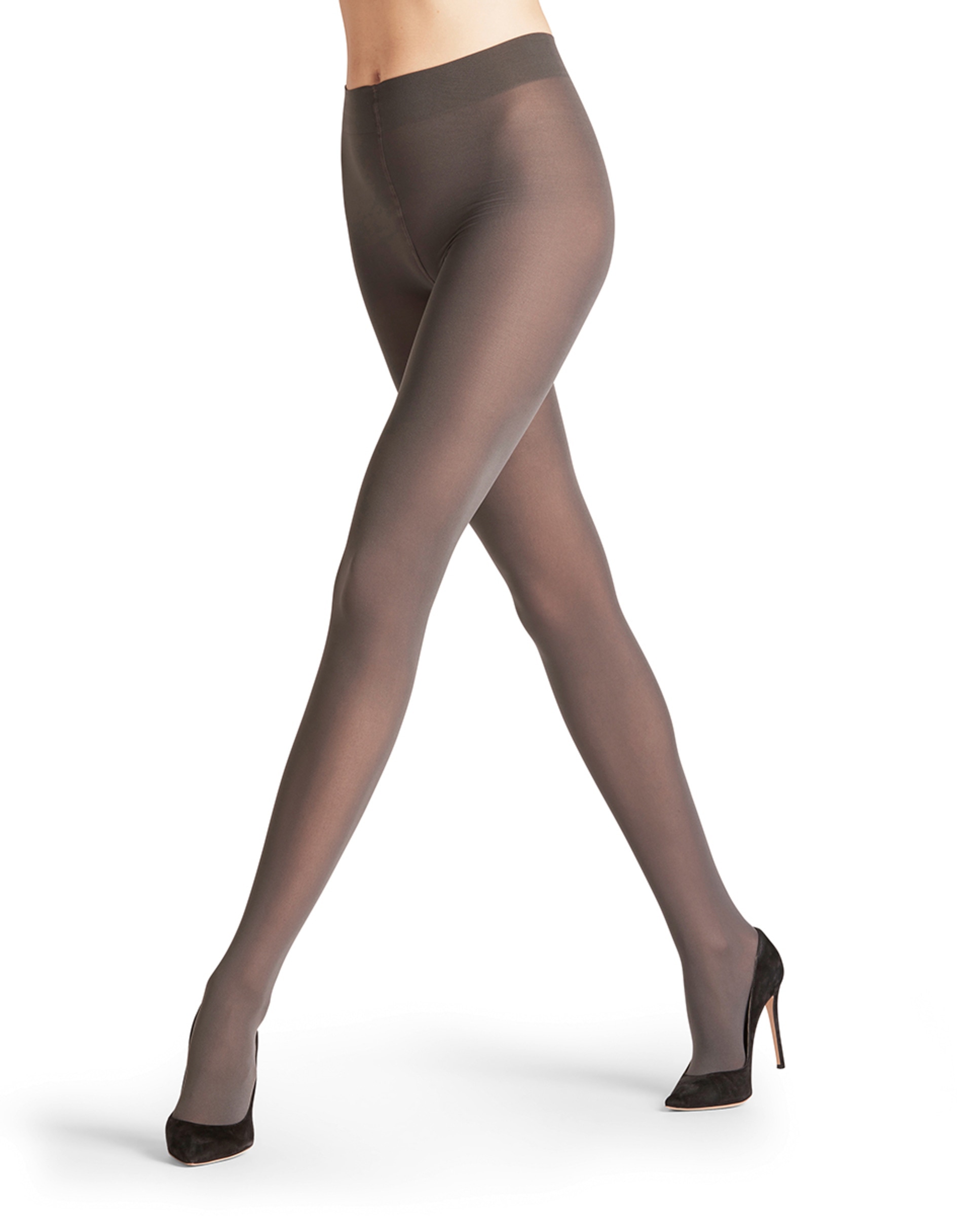 Collants Finos Mate Semiopacos Cinzento-1