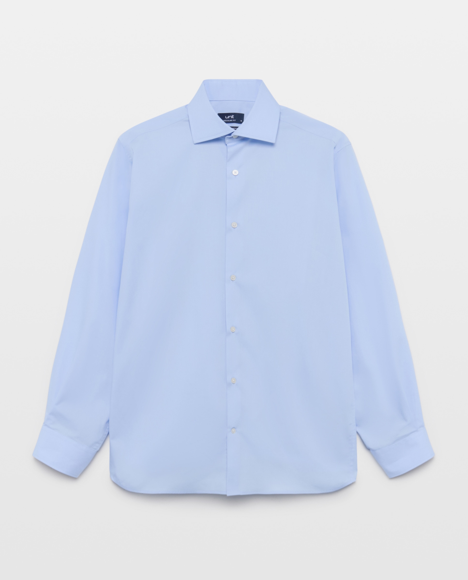 Camisa vestir hombre facil plancha classic fit 400 Azul-4
