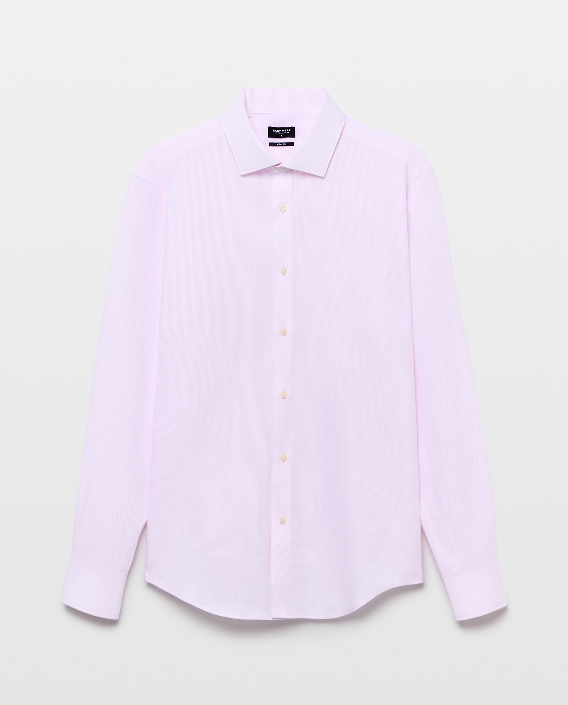 Camisa Formal com Estrutura Coolmax Rosa-claro-1
