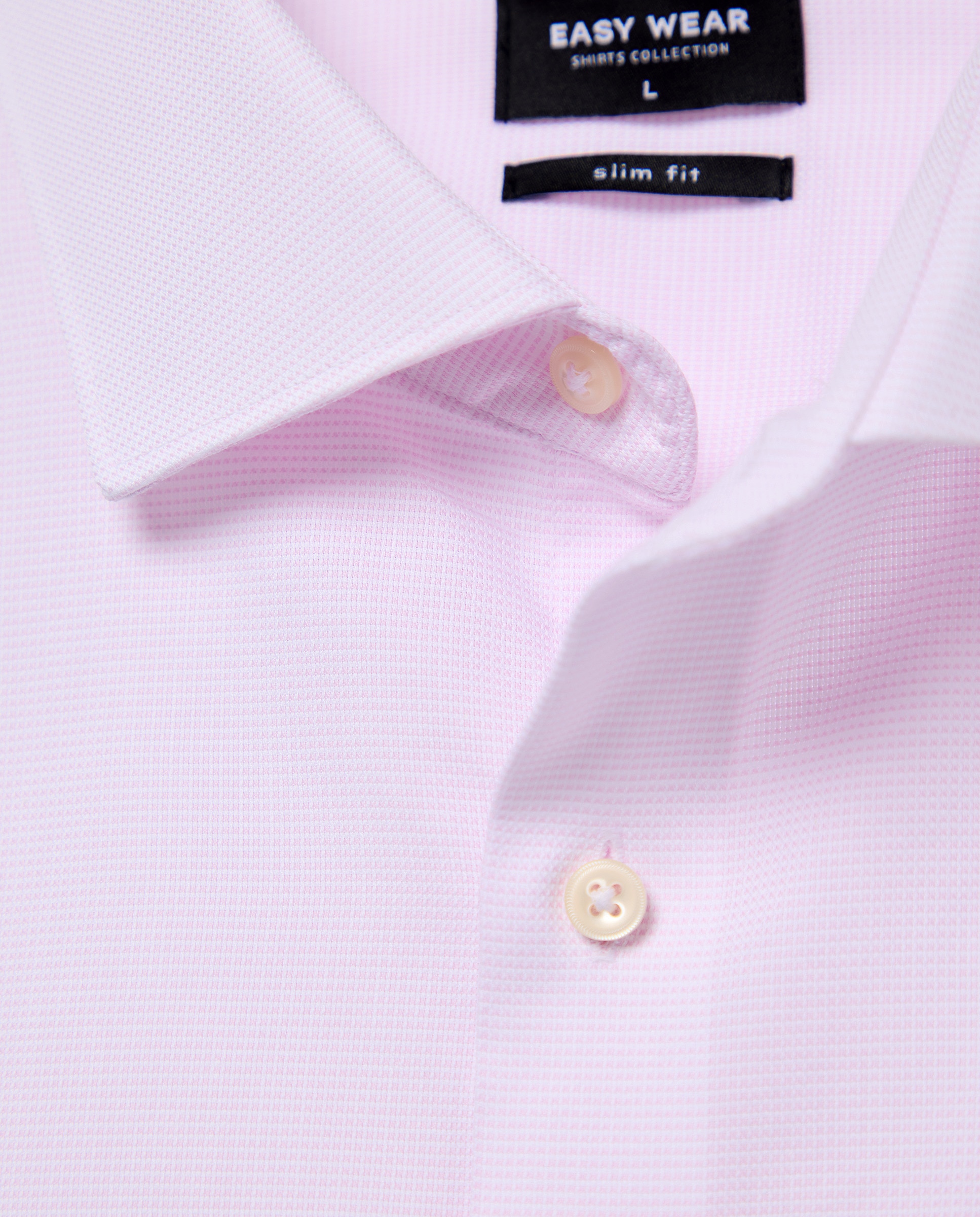 Camisa Formal com Estrutura Coolmax Rosa-claro-2