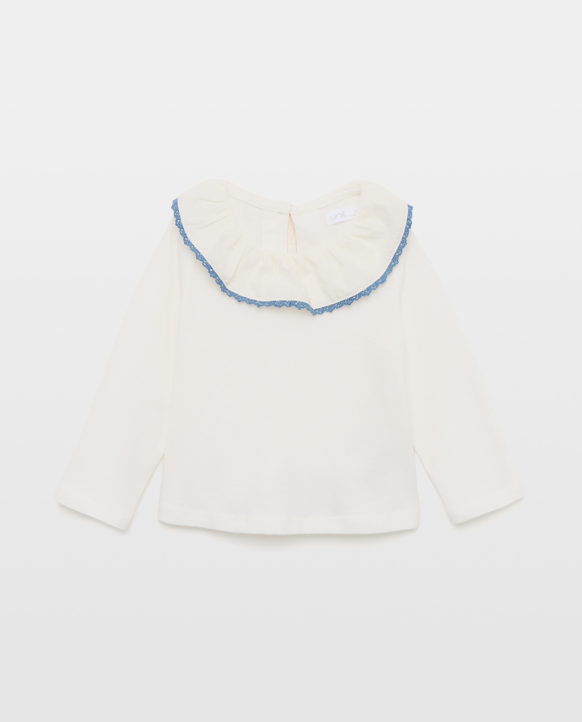 Imagen 0 de Camiseta bebé niña cuello volante