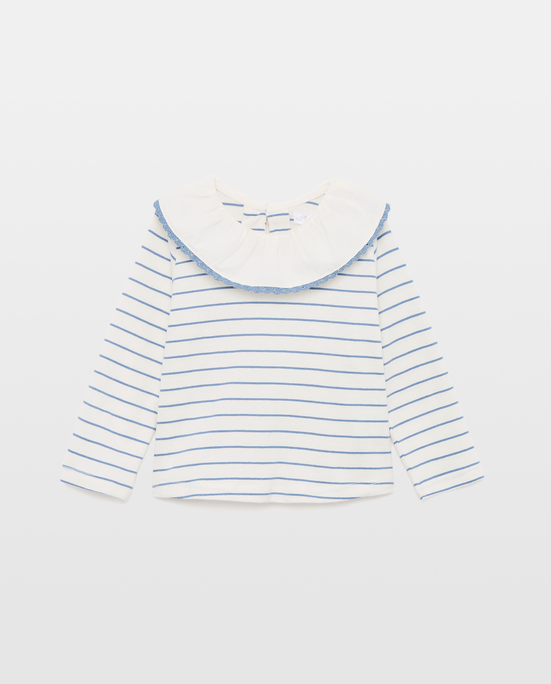 Imagen 0 de Camiseta bebé niña cuello volante