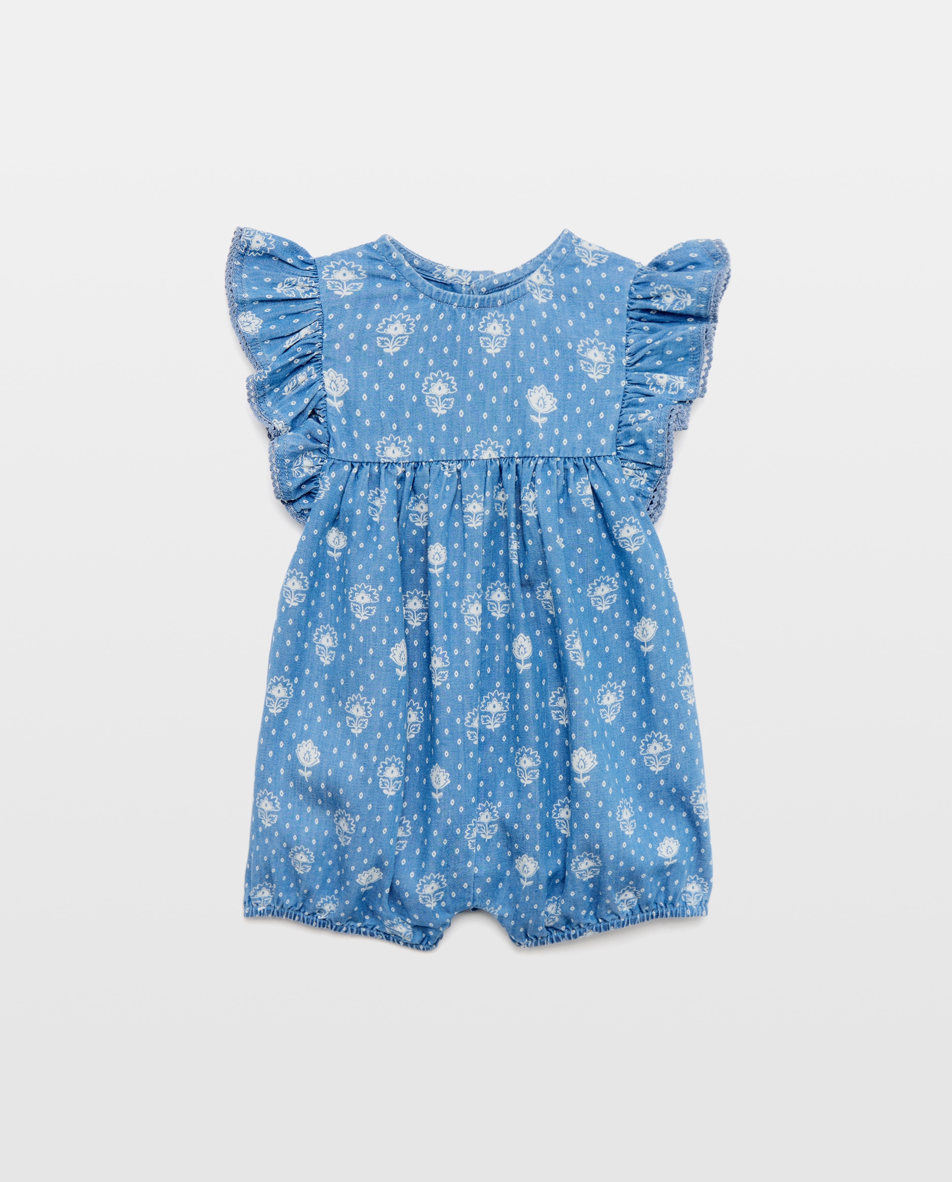 Imagem 0 de Babygrow de Bebé em Tecido Chambray com All Over Print