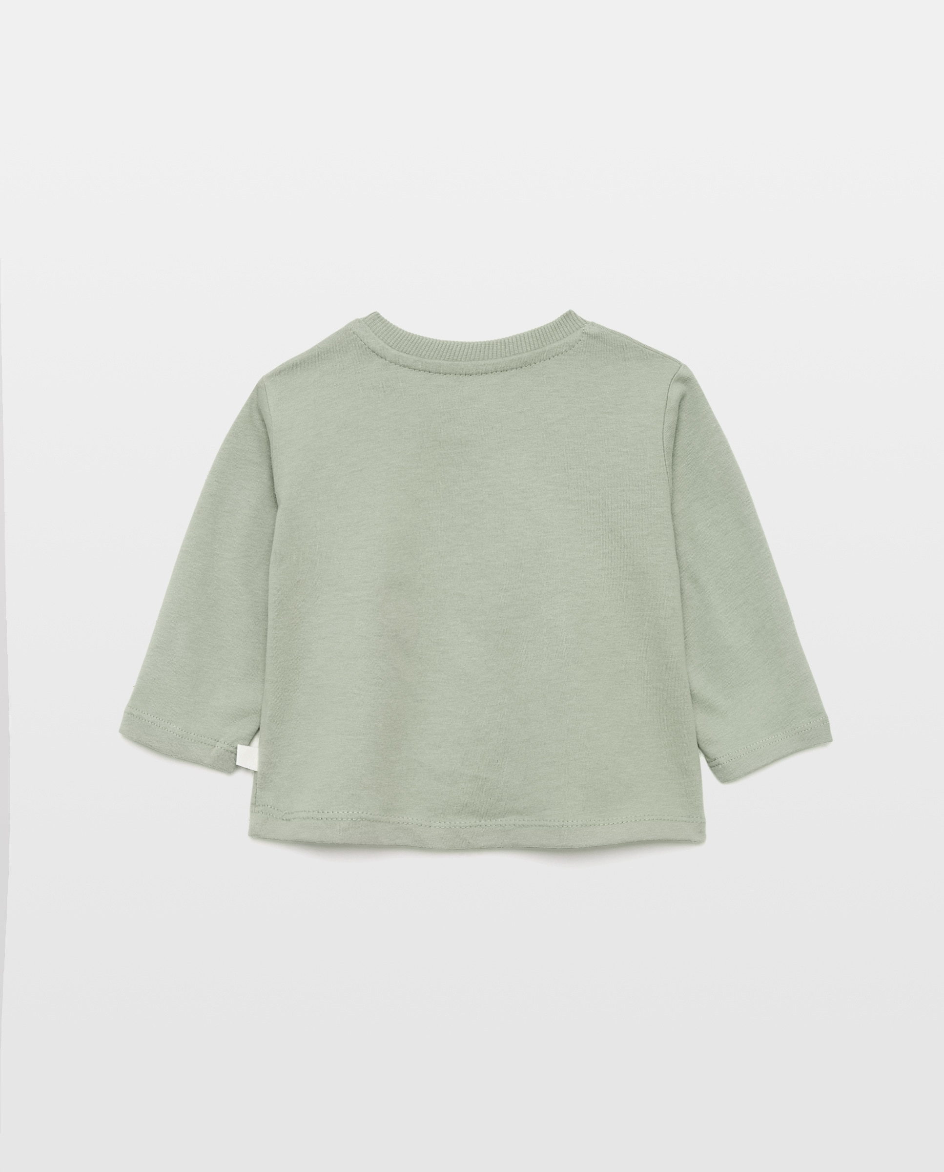Camiseta de bebé básica lisa manga corta - Baby El Corte Inglés - Verde Verde-2