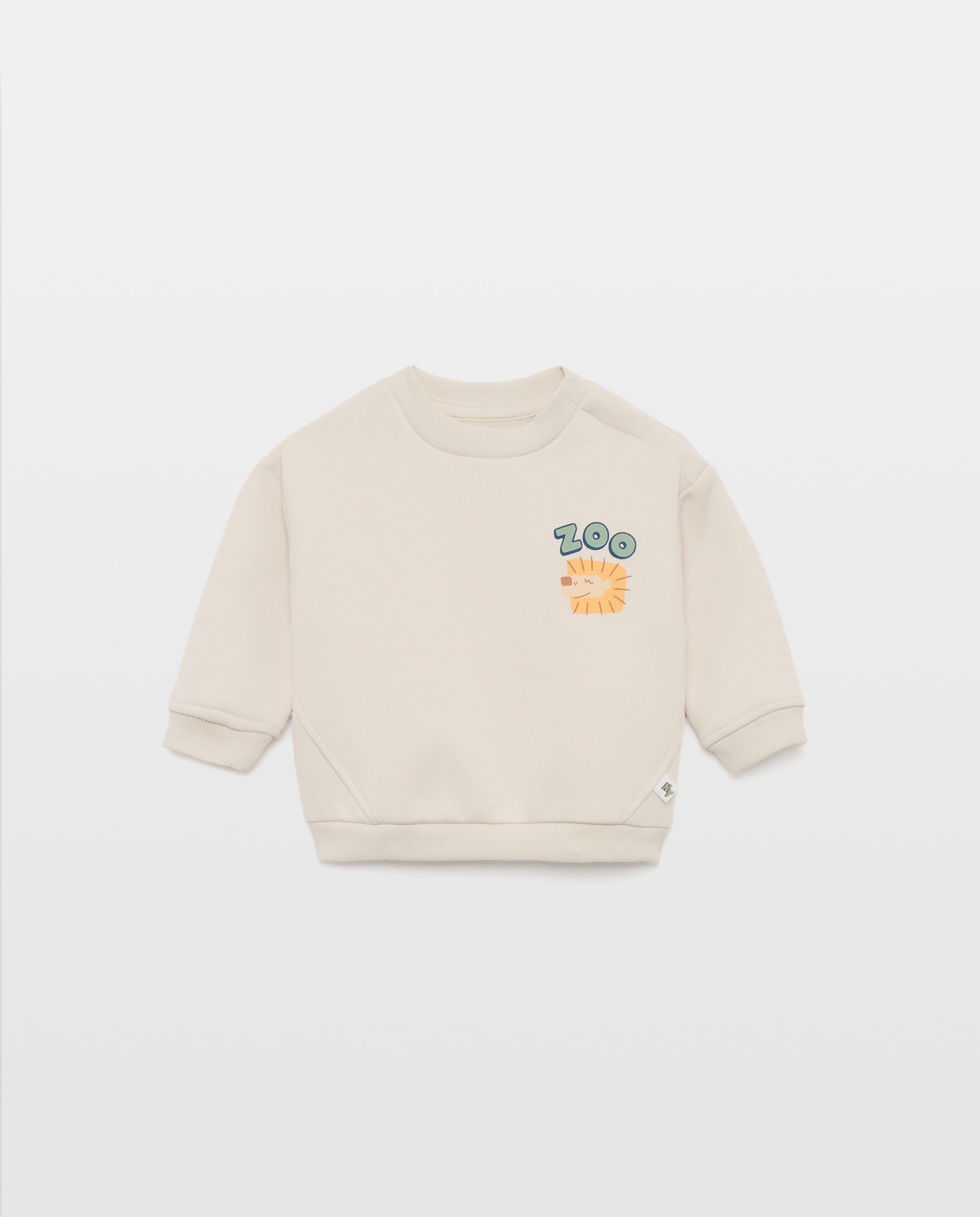 Imagem 0 de Sweatshirt Fechada de Bebé sem Capuz