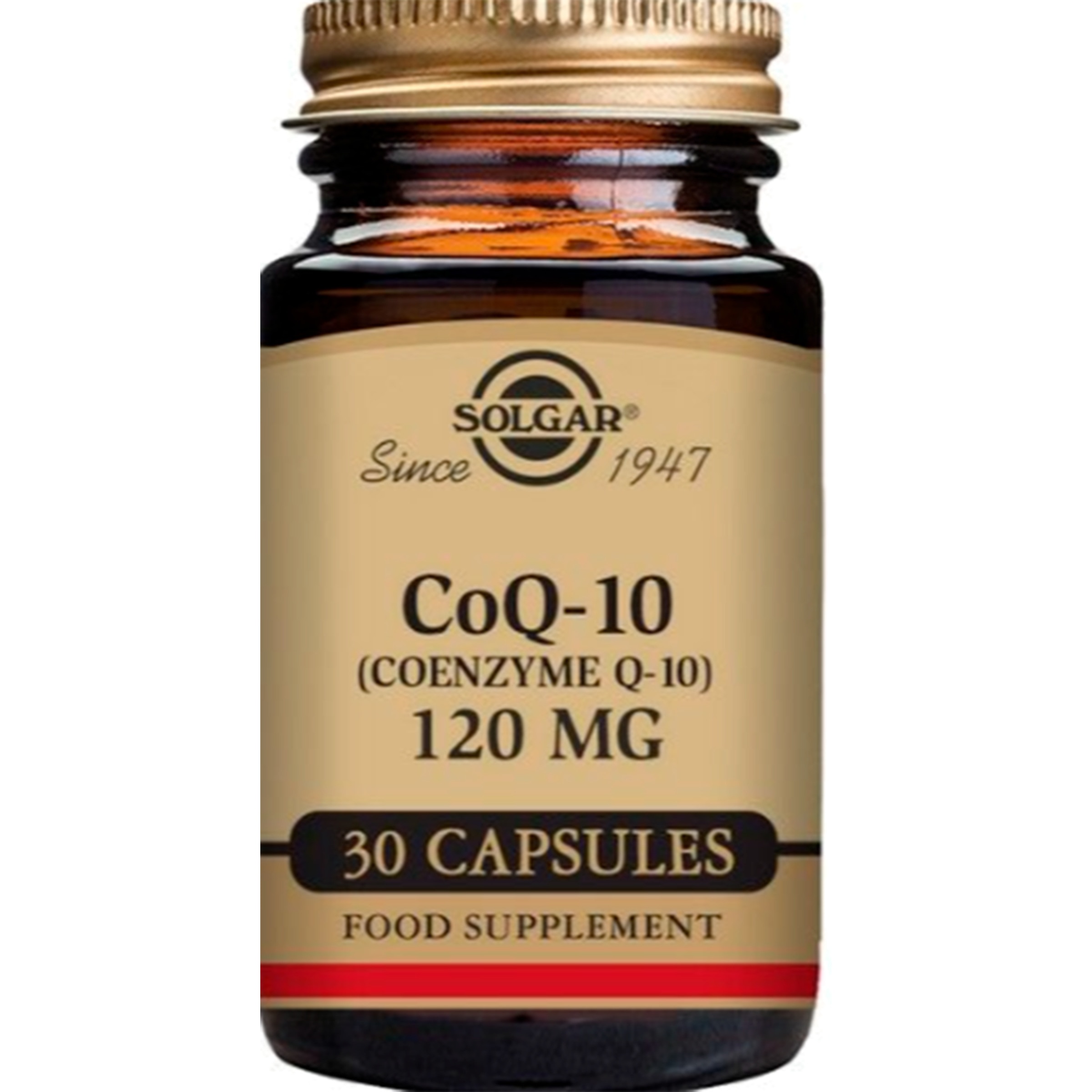 Cápsulas Vegetarian CoQ-10 120MG embalagem 30 unidades