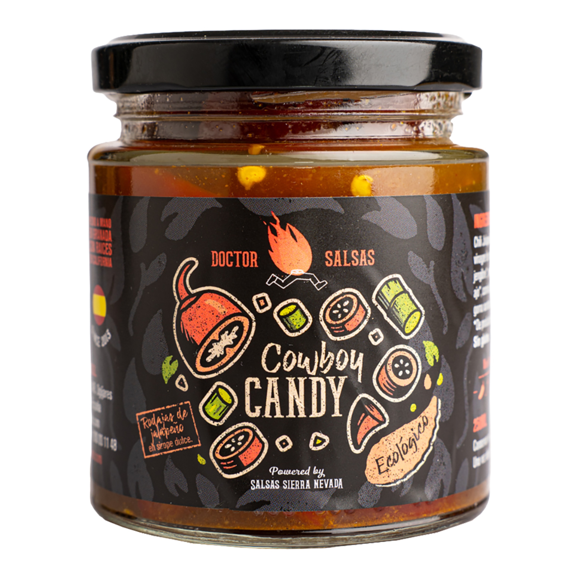 Imagen 0 de Salsa de chile jalapeño, vinagre y especias Cowboy Candy Doctor Salsas