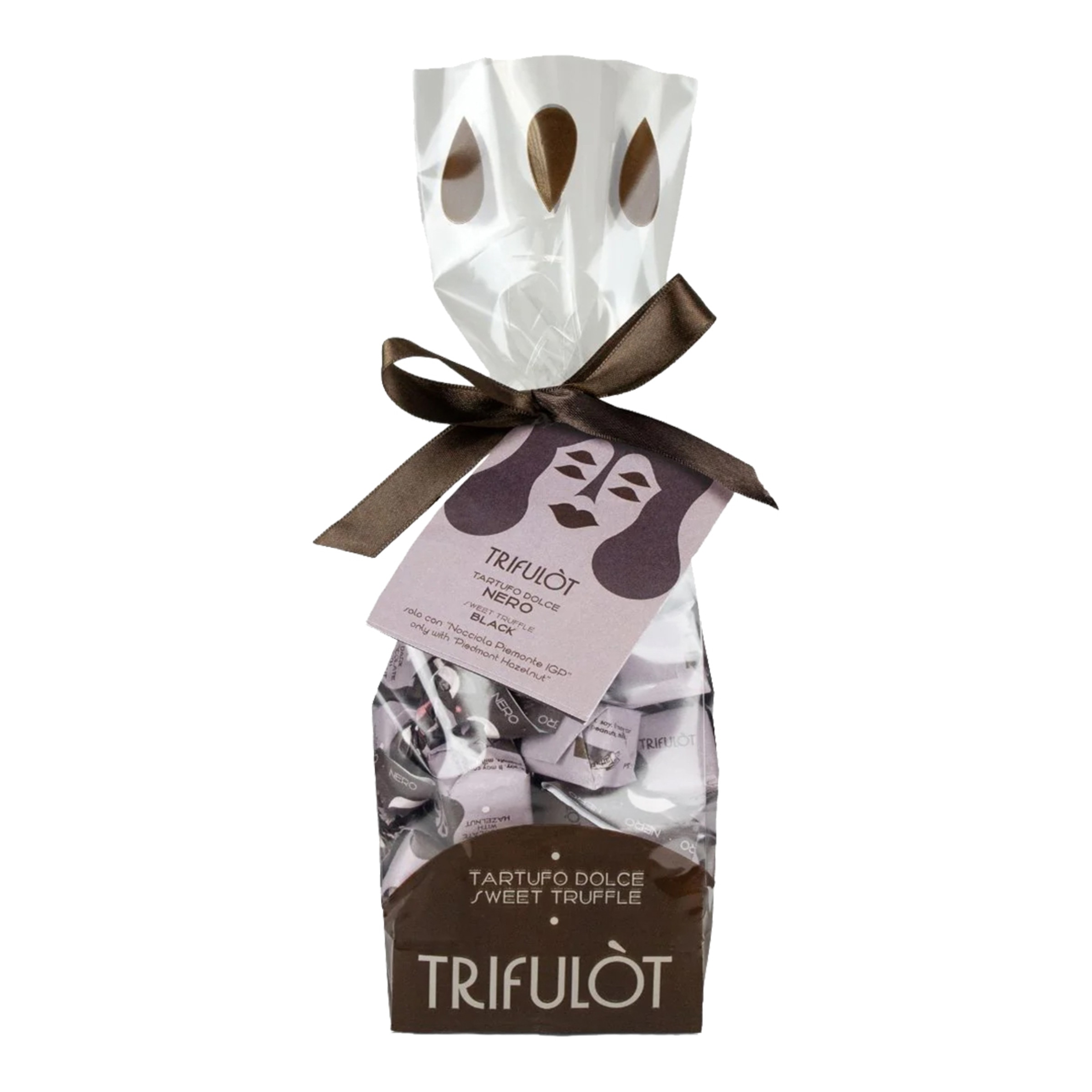 Imagen 0 de Bombones de praliné de chocolate negro Trifulòt Tartuflanghe