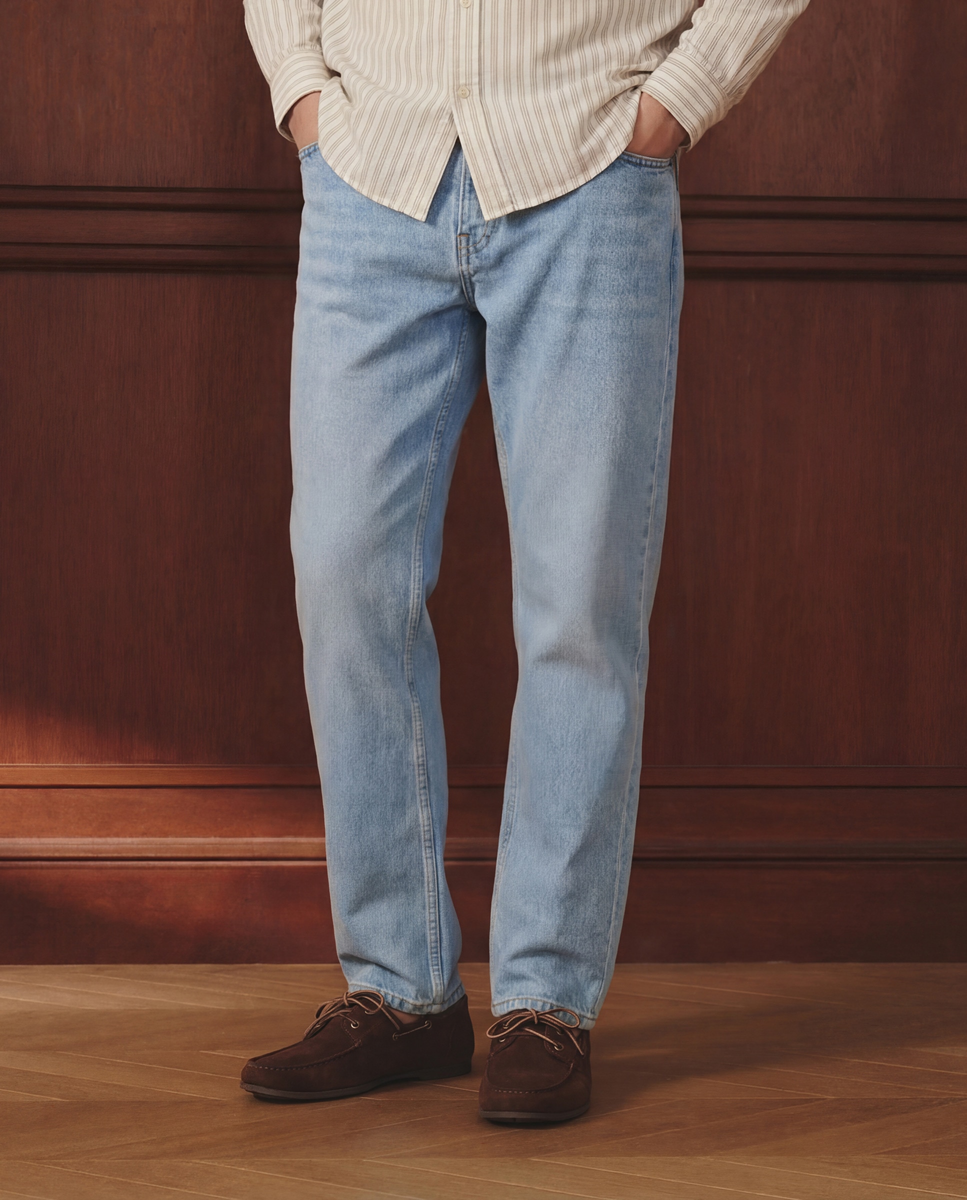 Jeans Straight Stretch Azul-claro-2