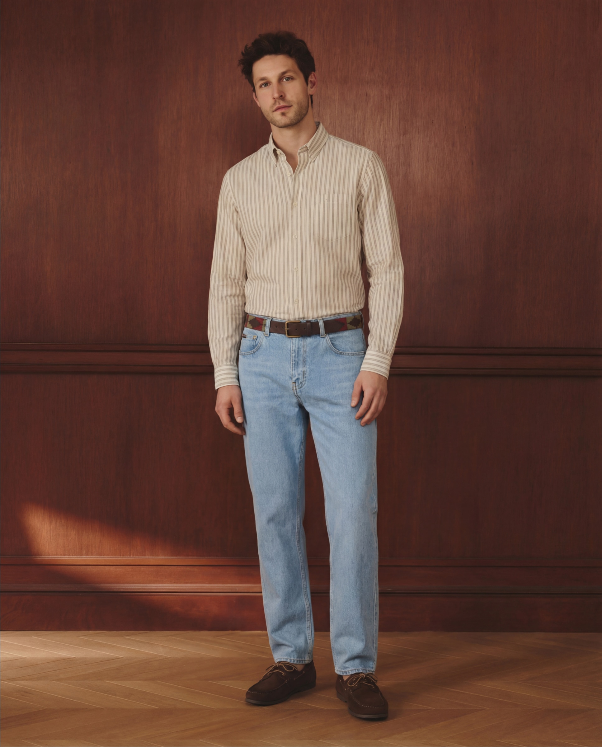 Imagem 0 de Jeans Straight Stretch
