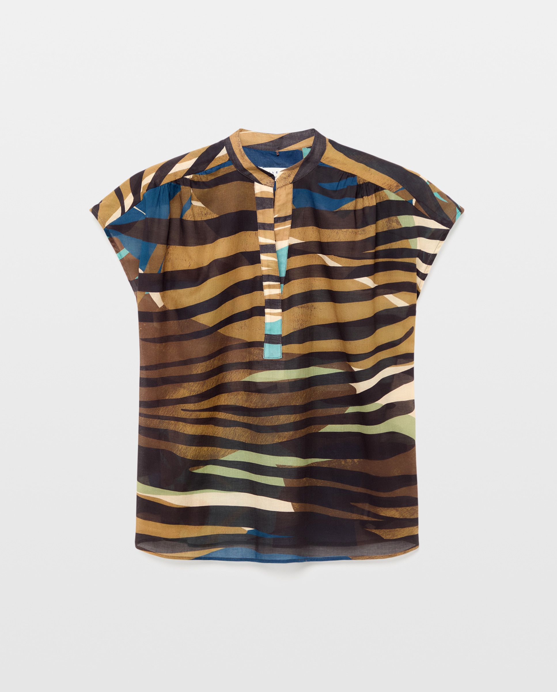 Imagem 0 de Blusa com Estampado Tropical