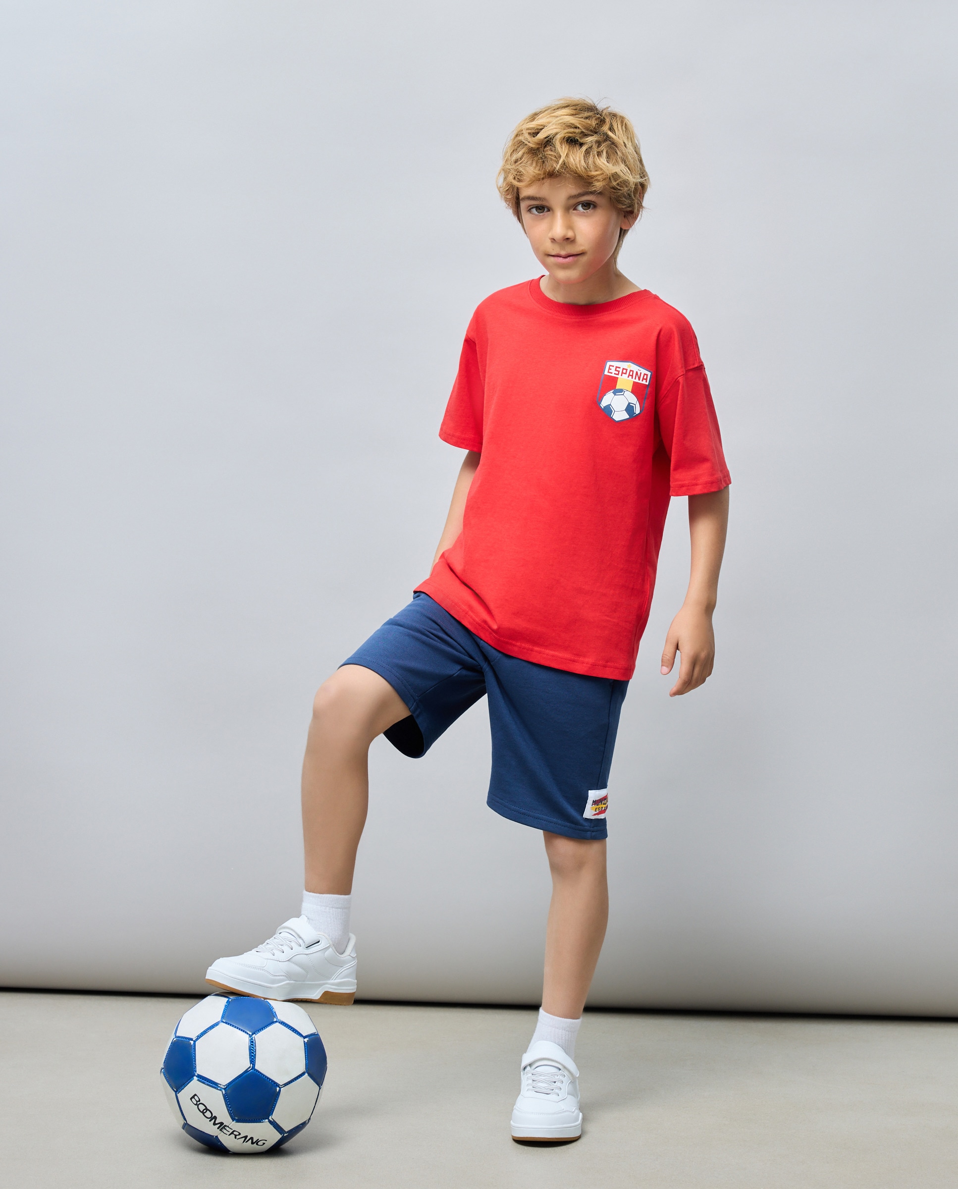 Bermuda felpa mundial para niño - Kids El Corte Inglés - Azul marino Azul marino-2