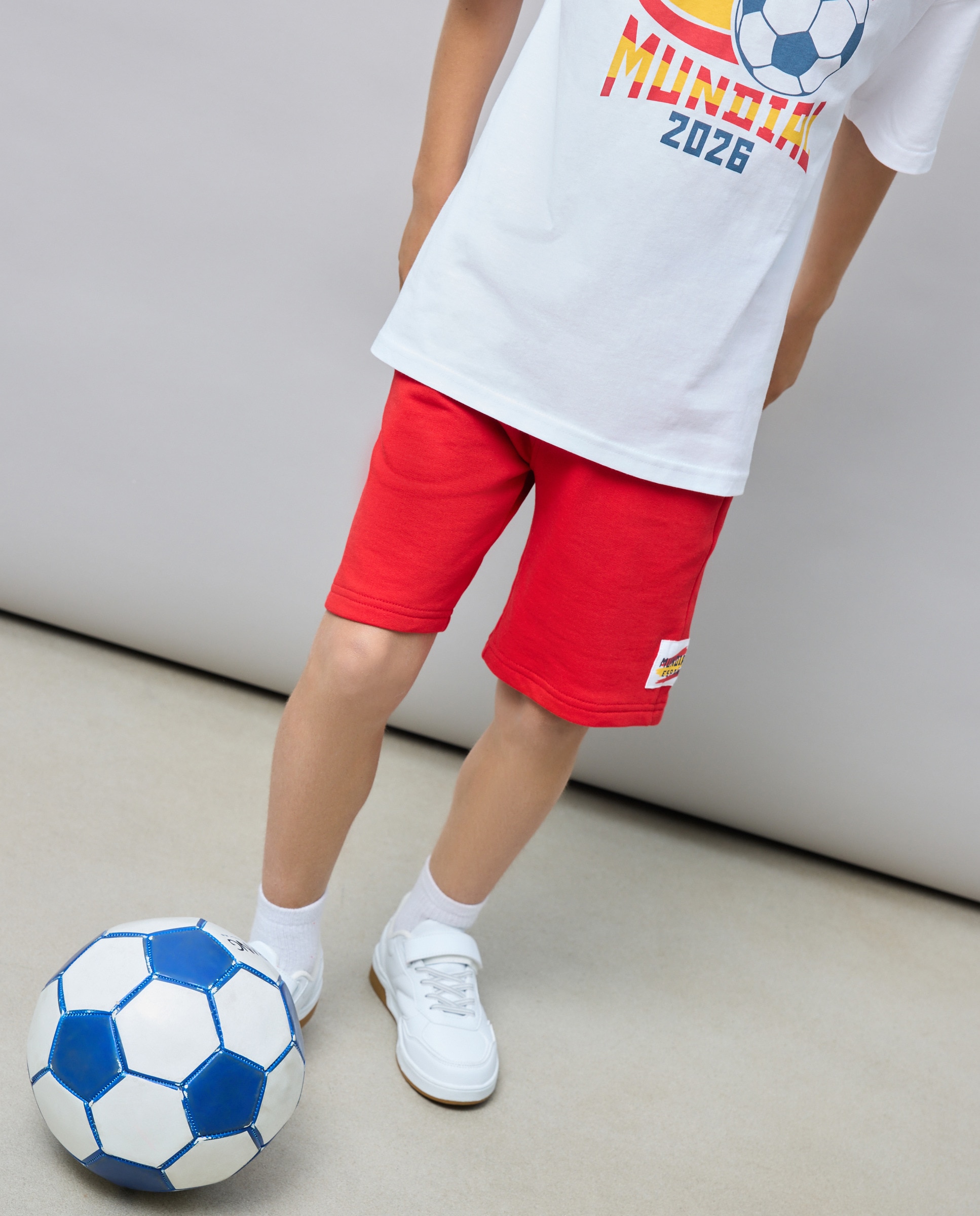 Bermudas de Felpa Mundial para Criança Kids El Corte Inglés 600 Vermelho-2