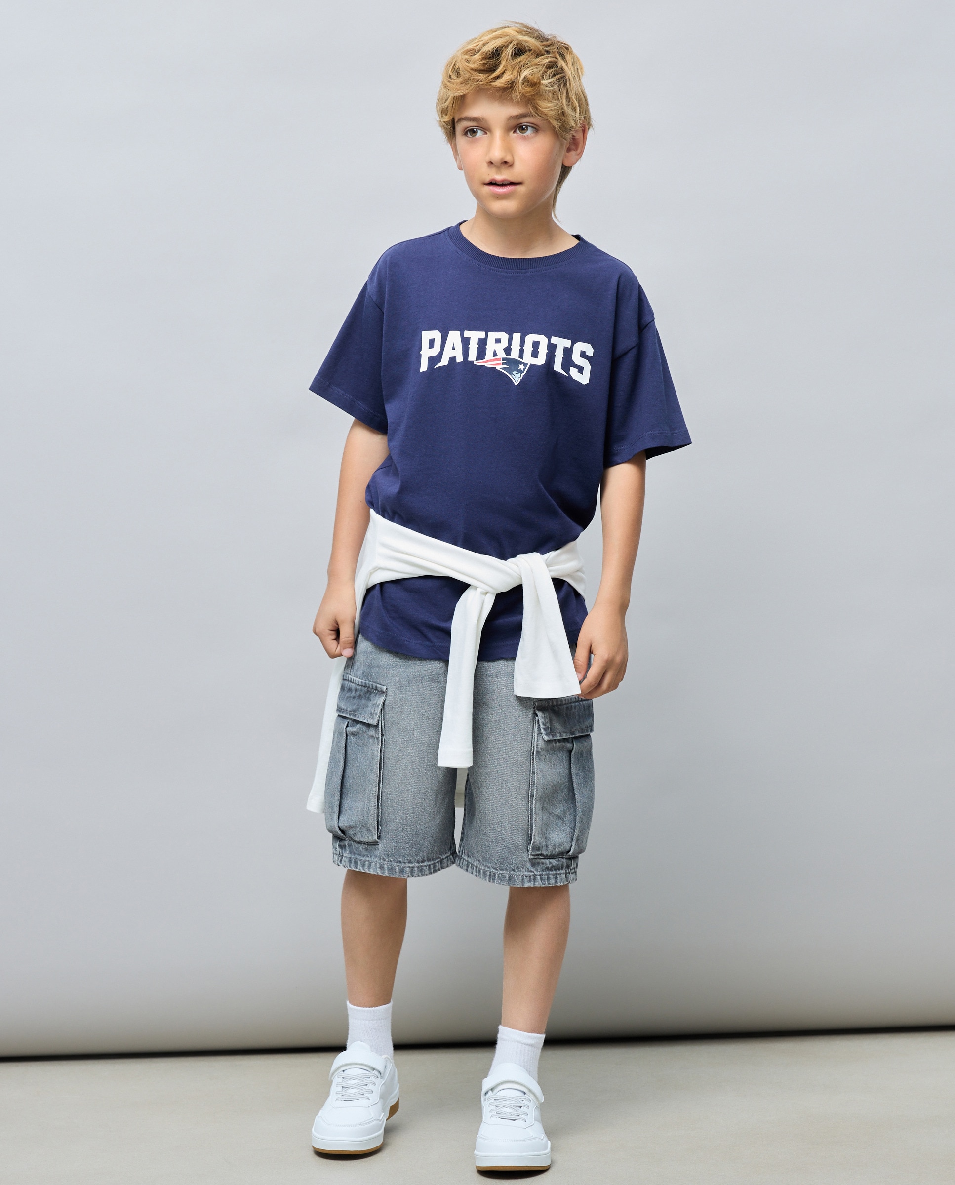 Camiseta manga corta licencia NFL PATRIOTS de niño - Kids El Corte Inglés - Azul marino Azul marino-1