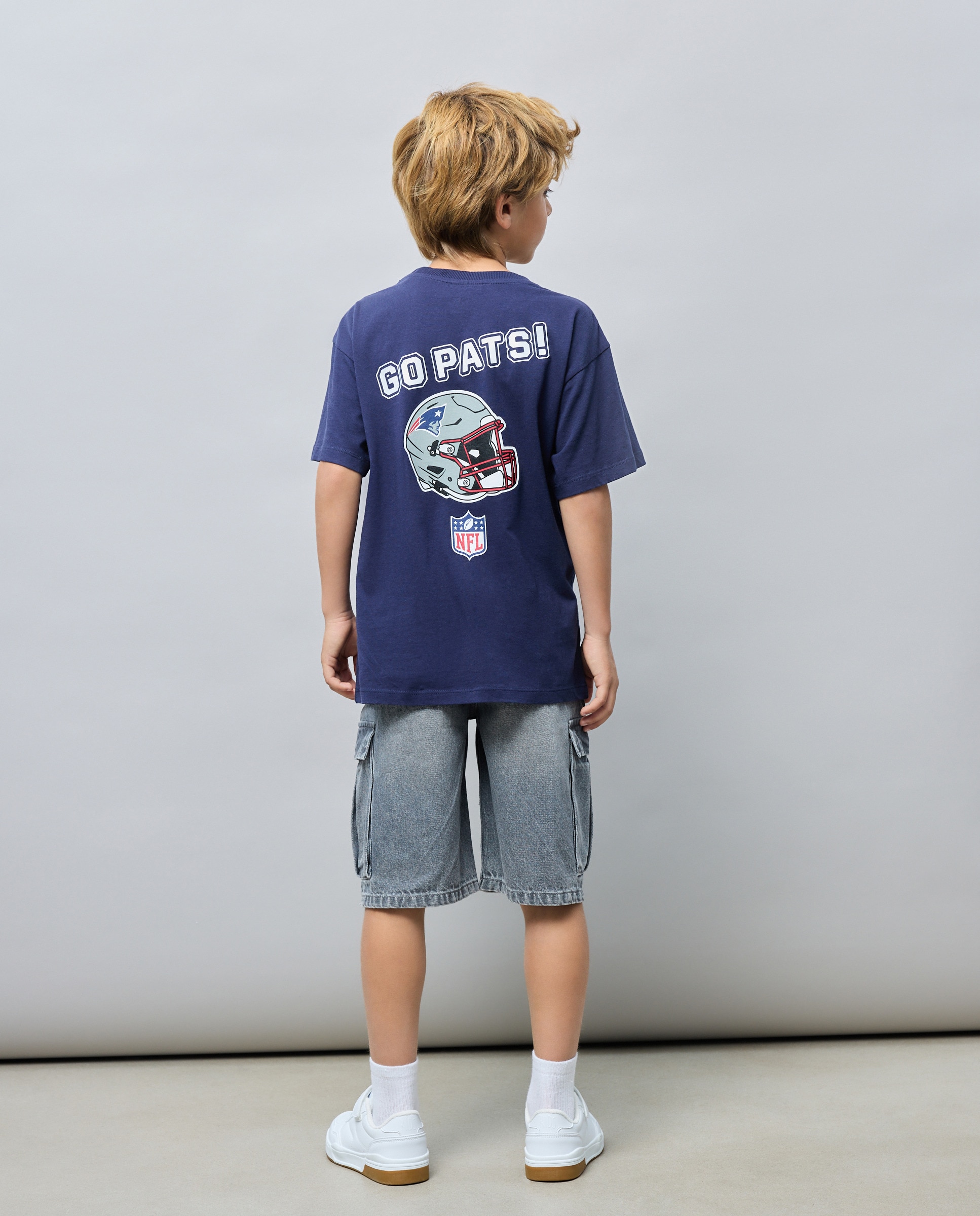 Camiseta manga corta licencia NFL PATRIOTS de niño - Kids El Corte Inglés - Azul marino Azul marino-3
