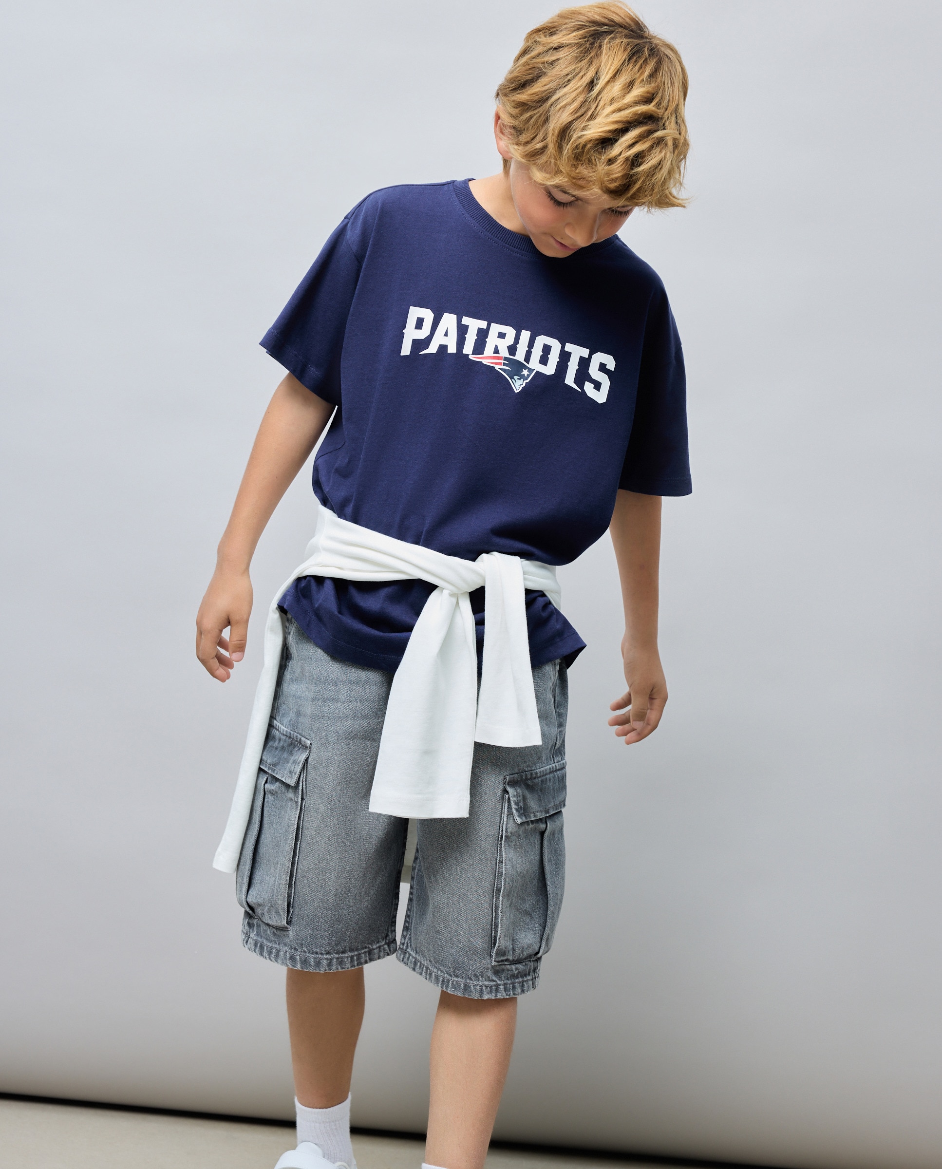 Camiseta manga corta licencia NFL PATRIOTS de niño - Kids El Corte Inglés - Azul marino Azul marino-2