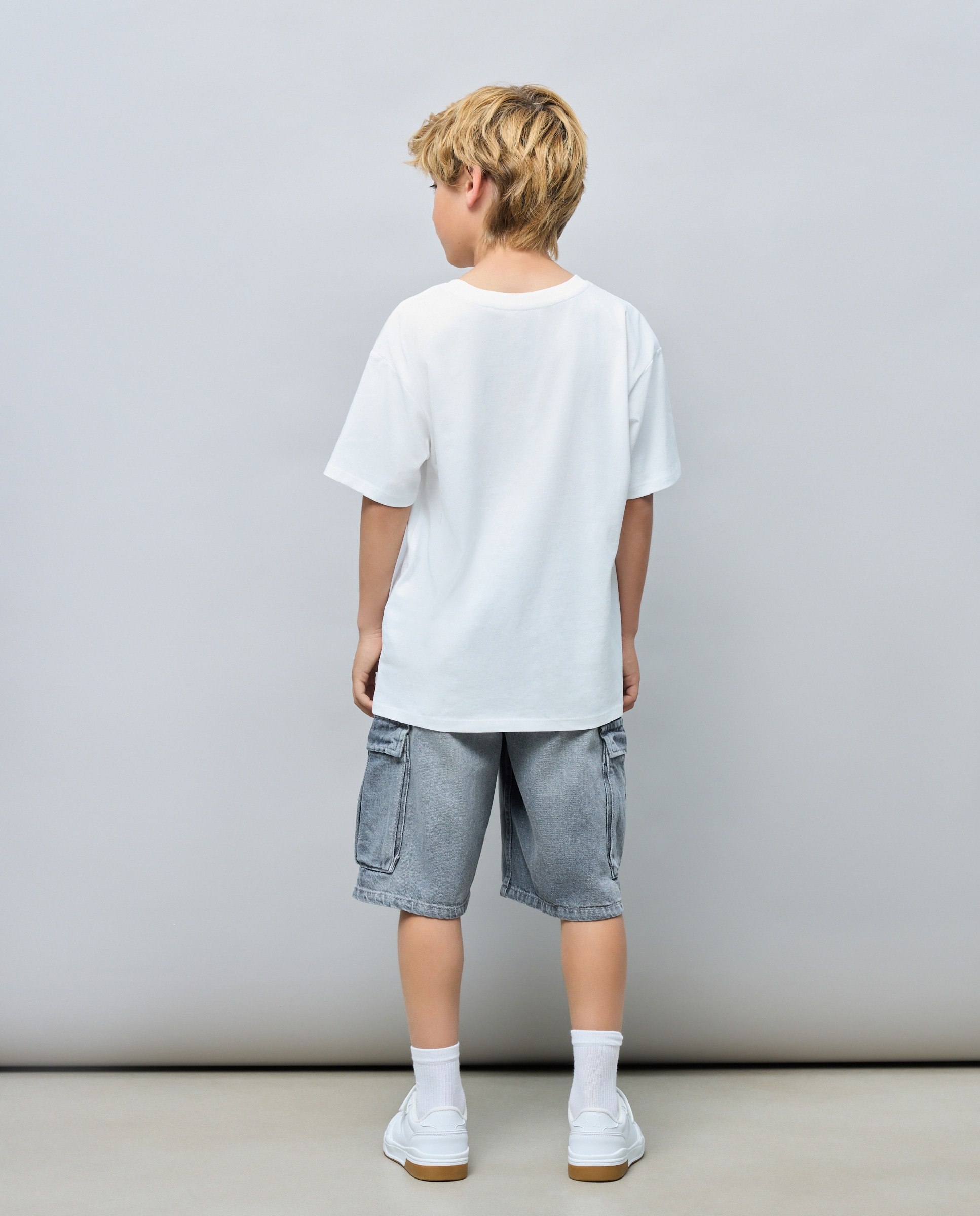 T-shirt de Manga Curta com Estampado ACDC Kids El Corte Inglés Branco-3
